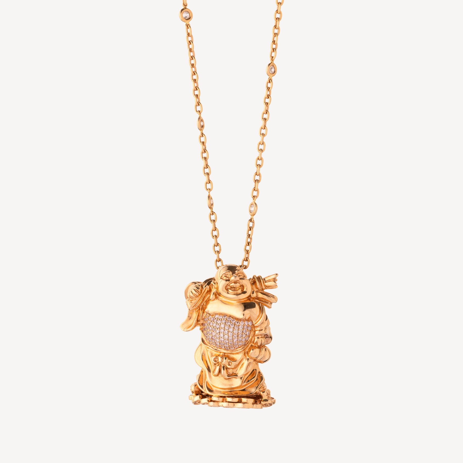 Happy Mini Buddha Pendant