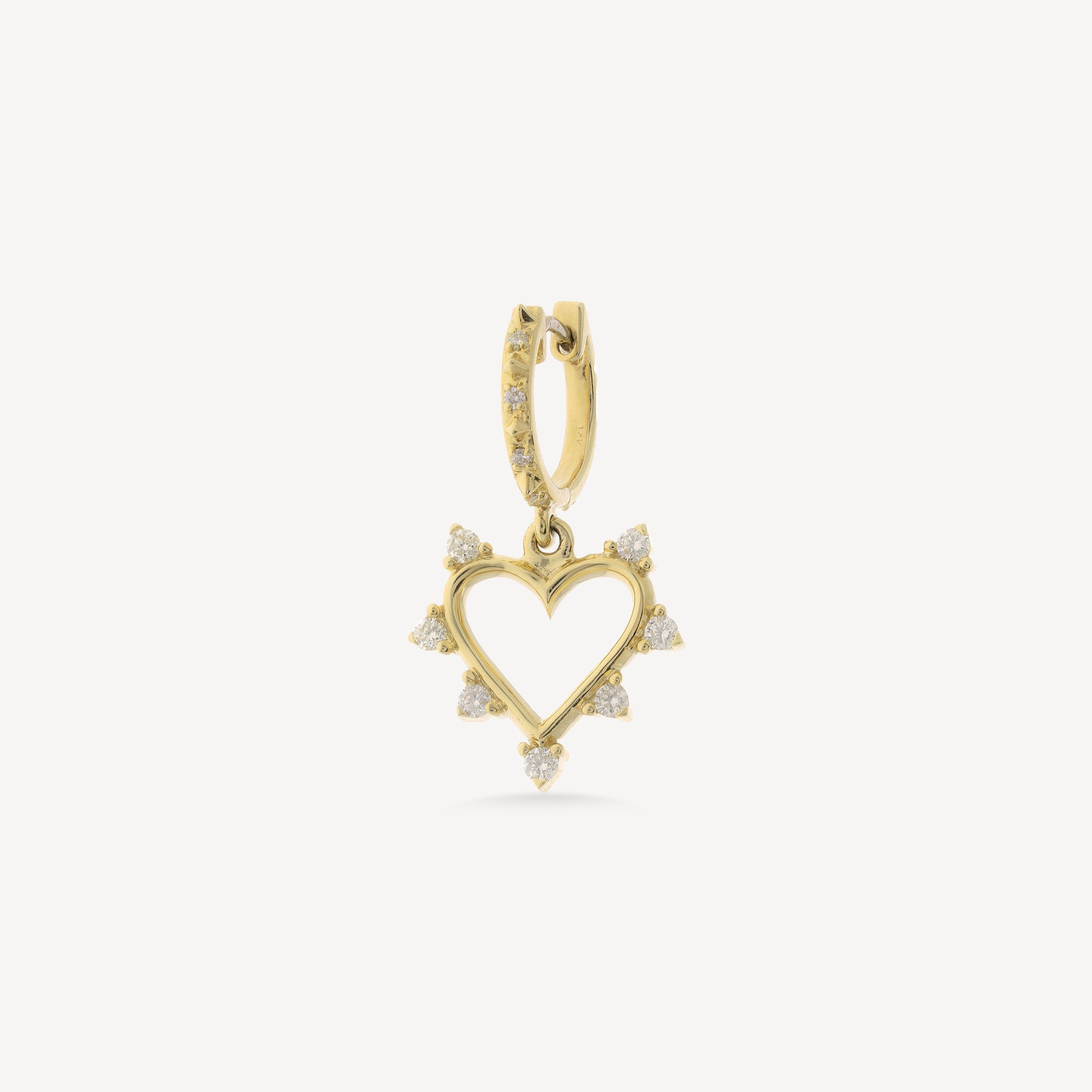 Boucle d'oreille Mini Open Heart
