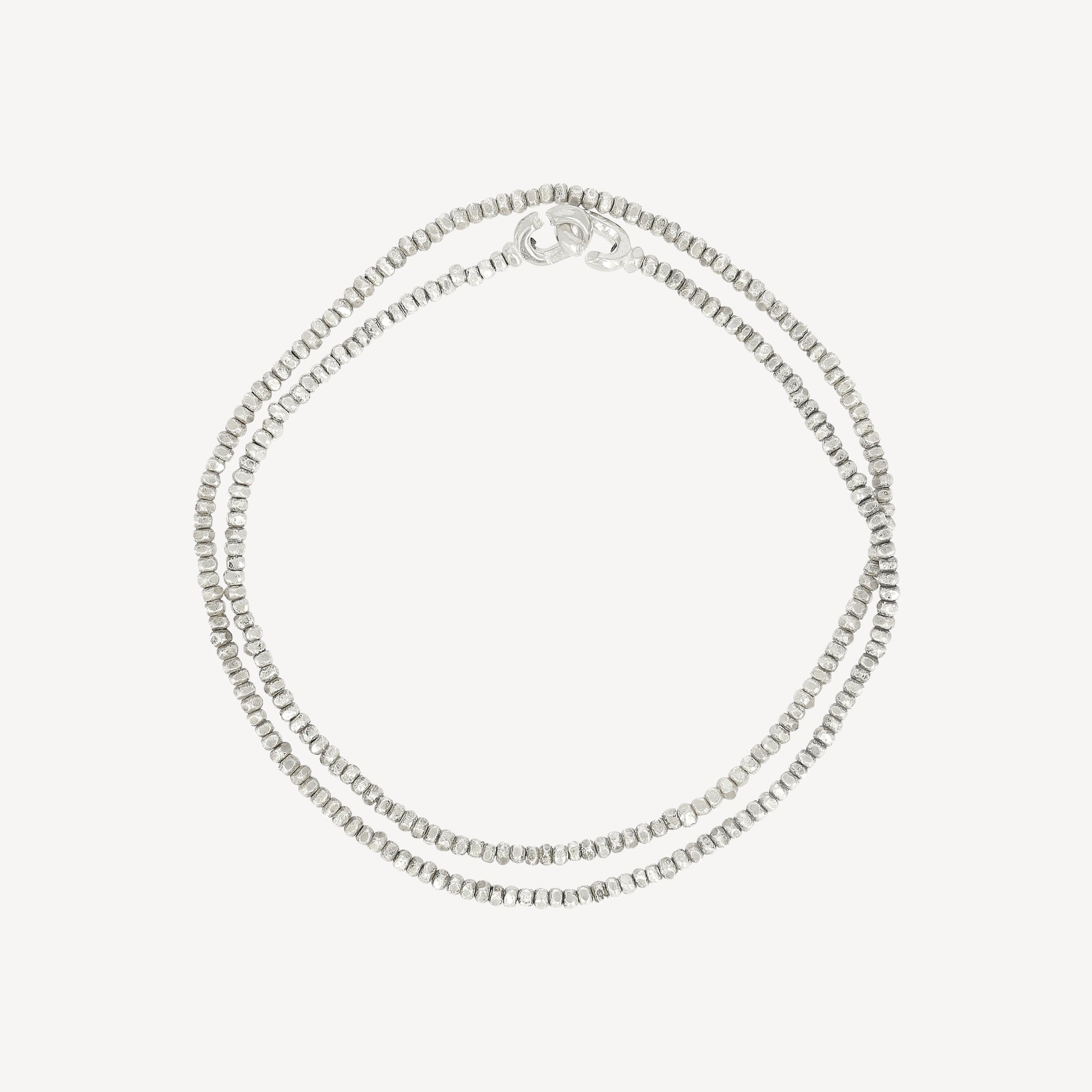 Doppeltes Wickelarmband aus Walnussholz