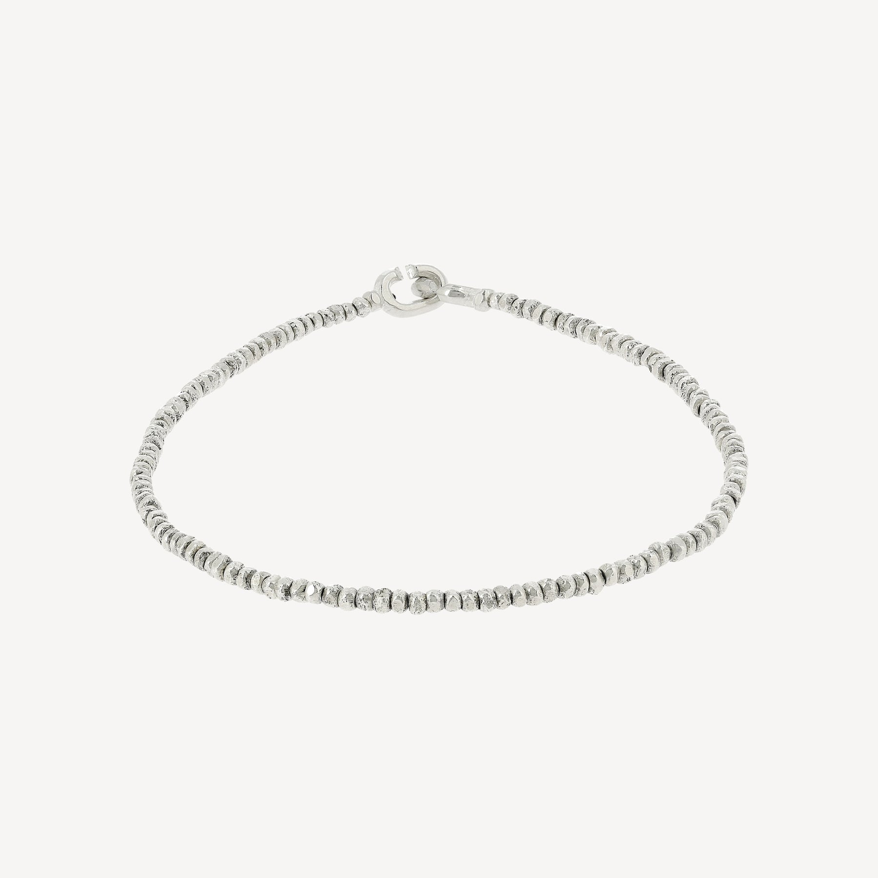 Nut Single Bracelet Silver Medium