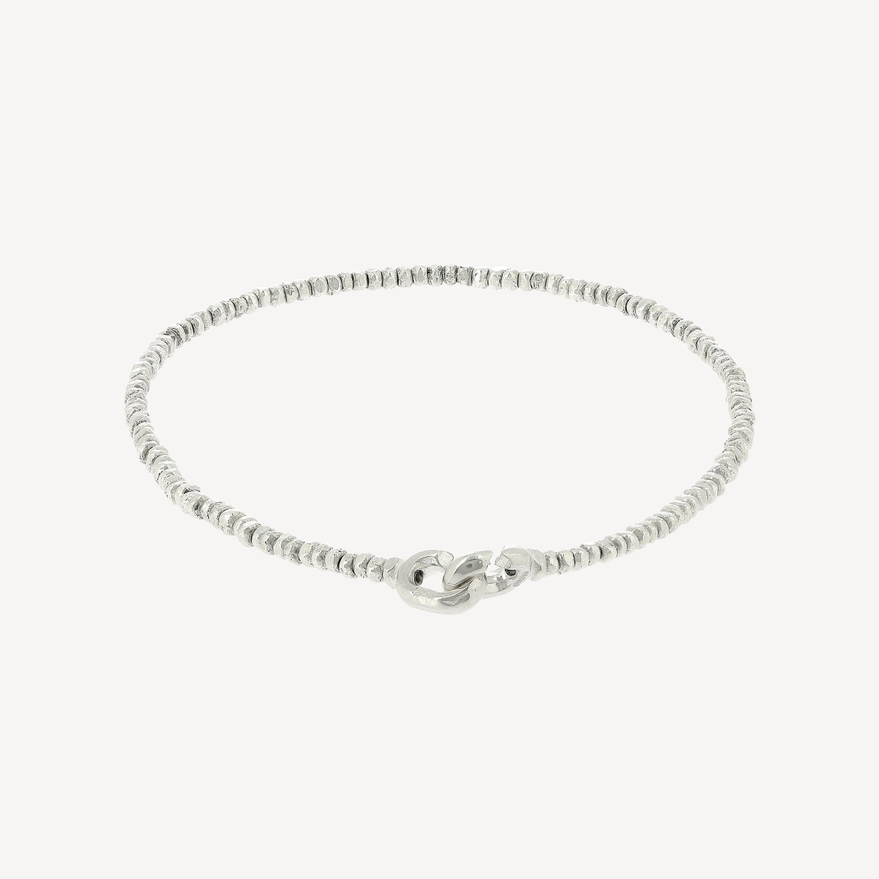 Nut Single Bracelet Silver Medium