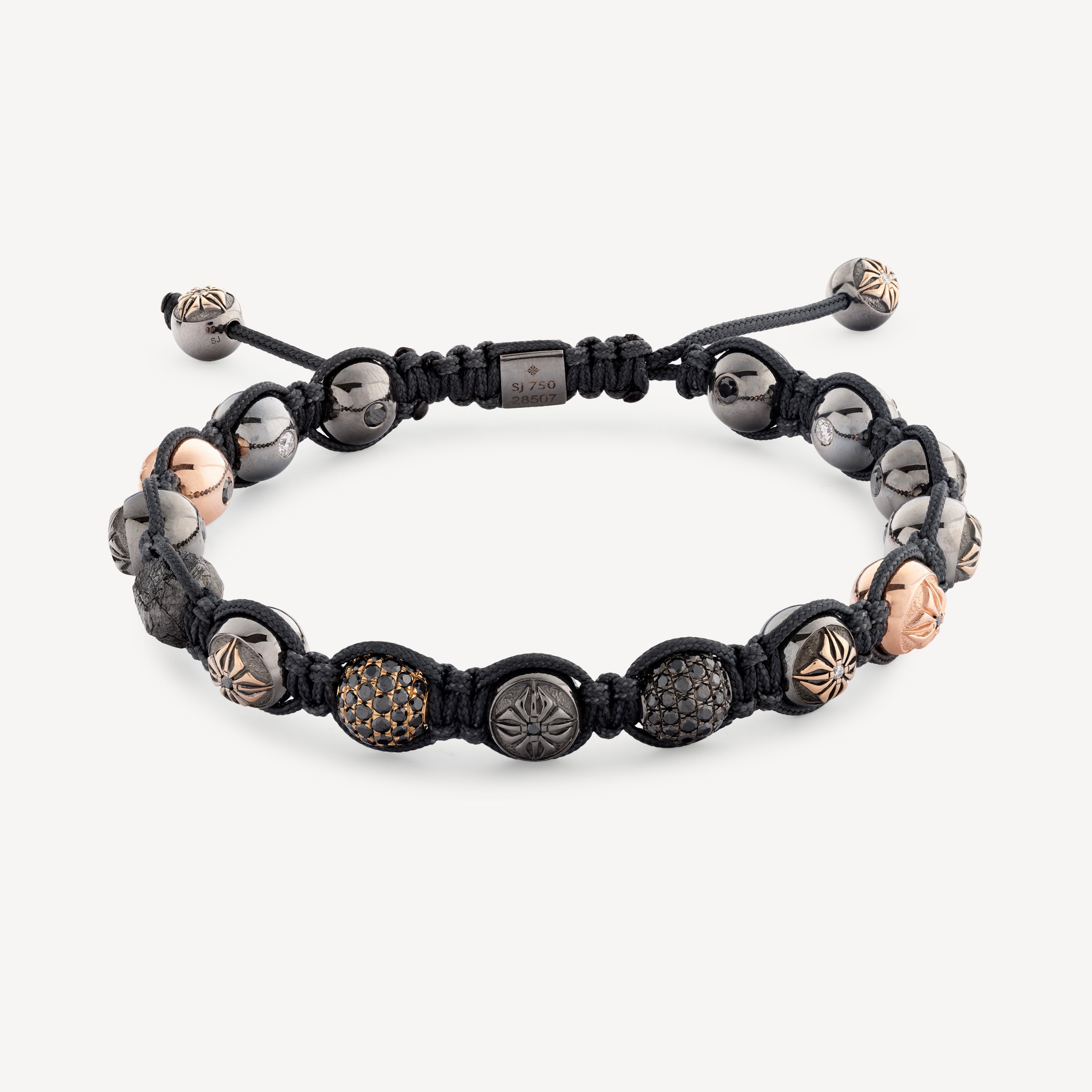 Raw Black Diamond Bracelet