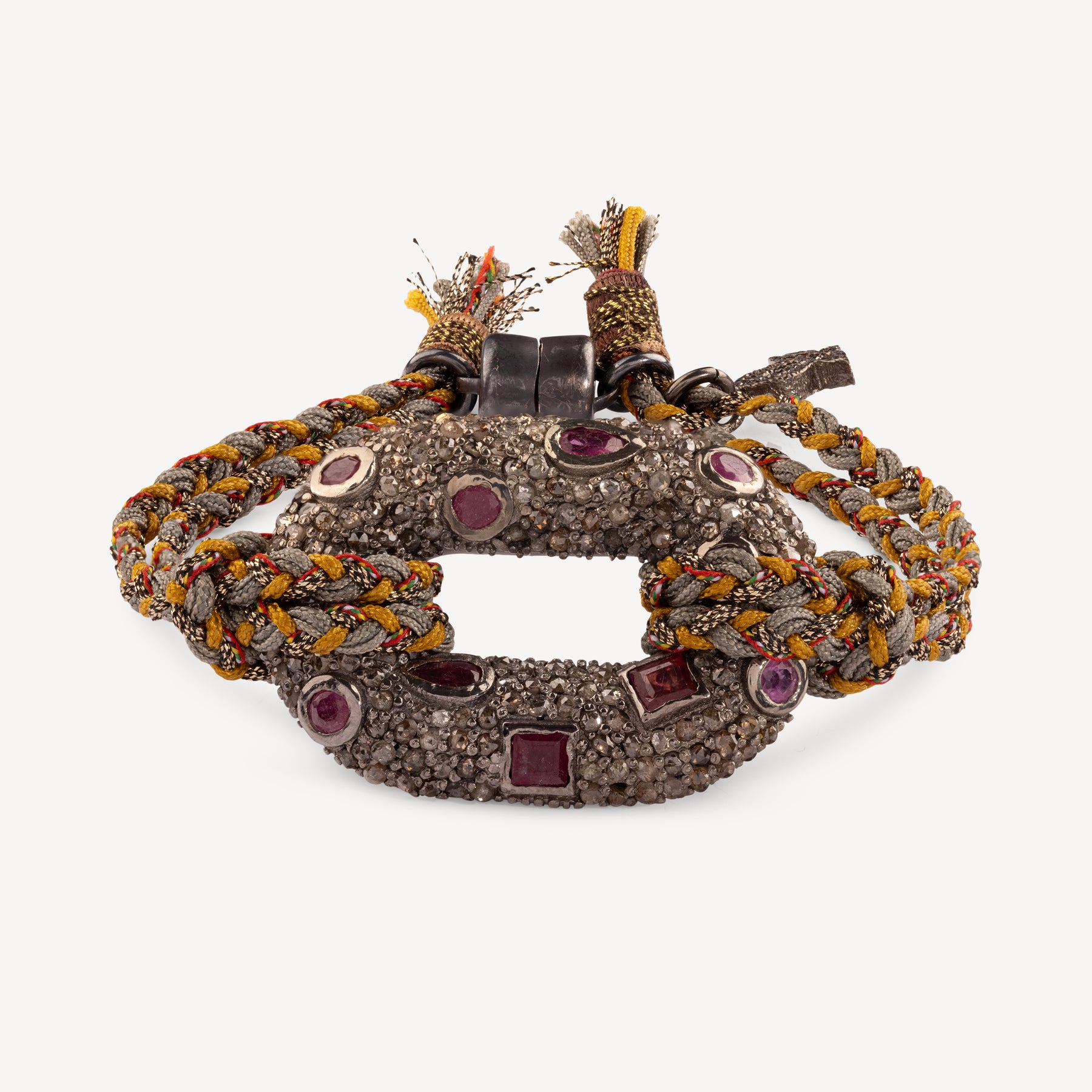 Rubin-Armband mit rundem Verschluss