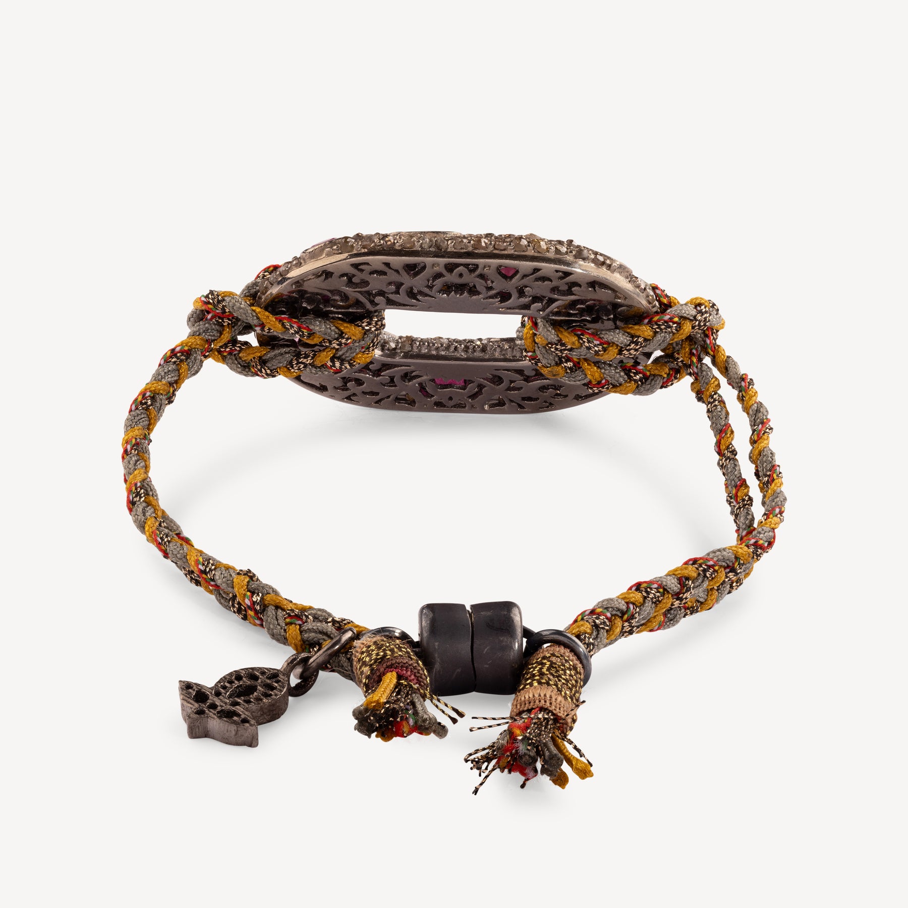 Rubin-Armband mit rundem Verschluss