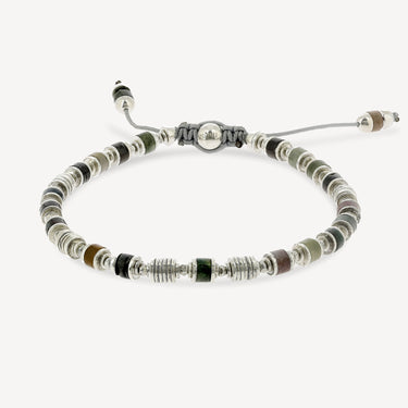 Bracelet Saguaro Silver India Agate Gemstone