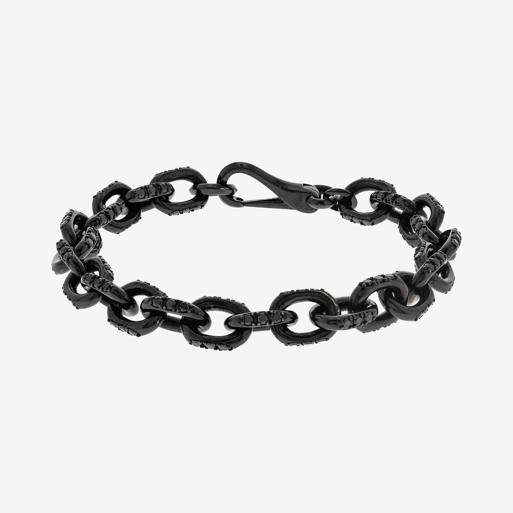 Sächsisches Armband aus Schwarzgold und schwarzen Diamanten