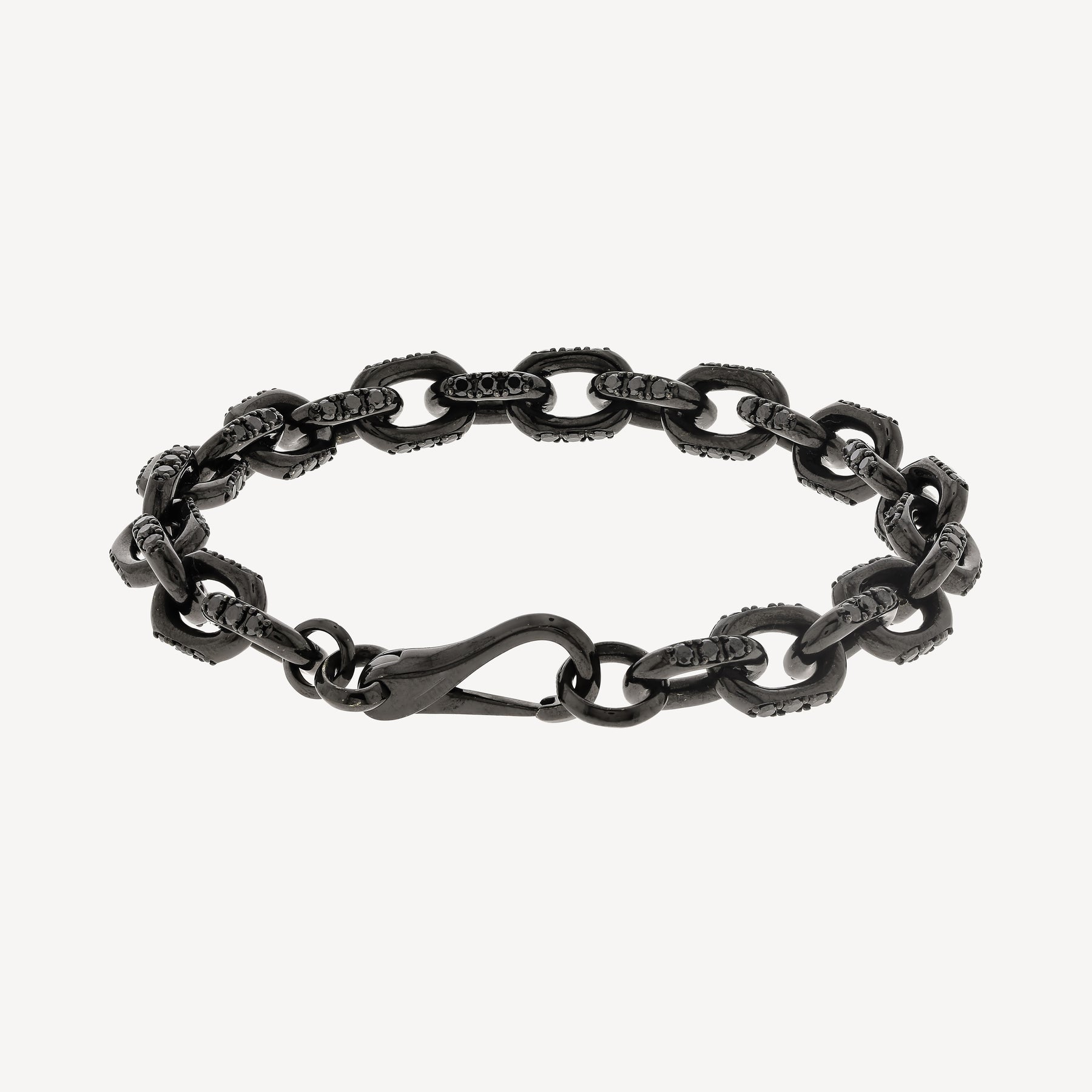 Sächsisches Armband aus Schwarzgold und schwarzen Diamanten