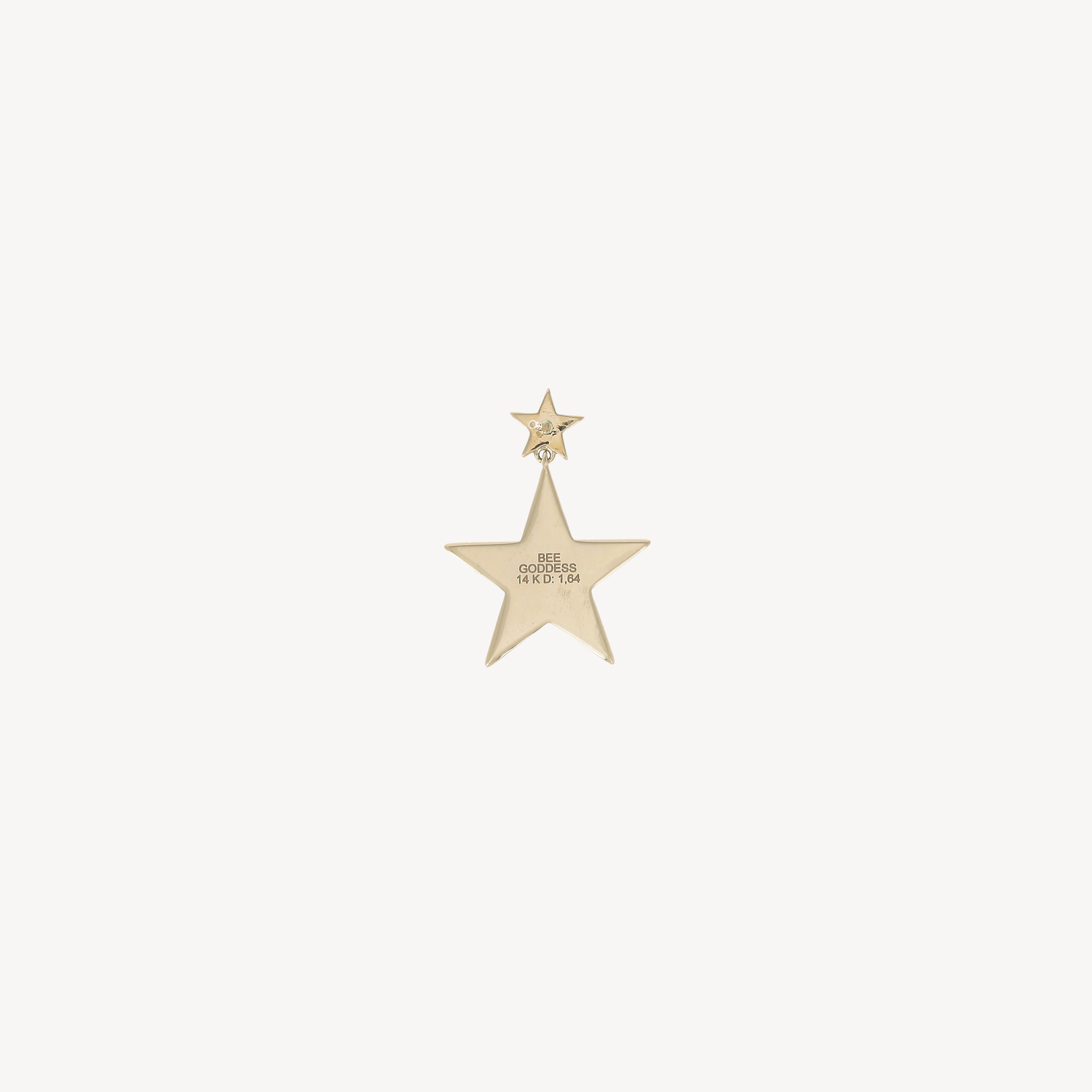 Sirius Star Diamond Earring Rose Gold