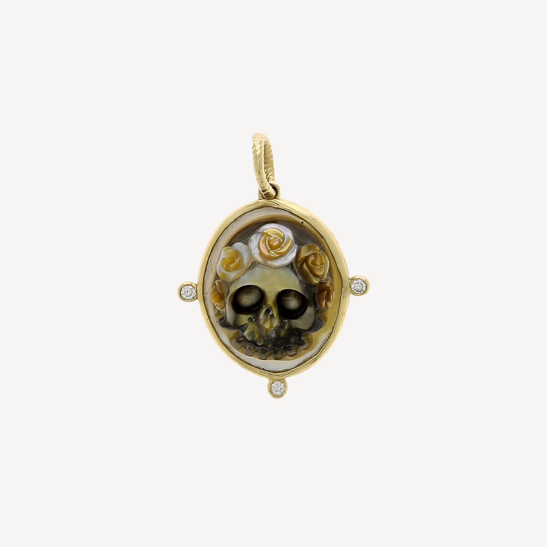 Totenkopf-Cameo-Anhänger