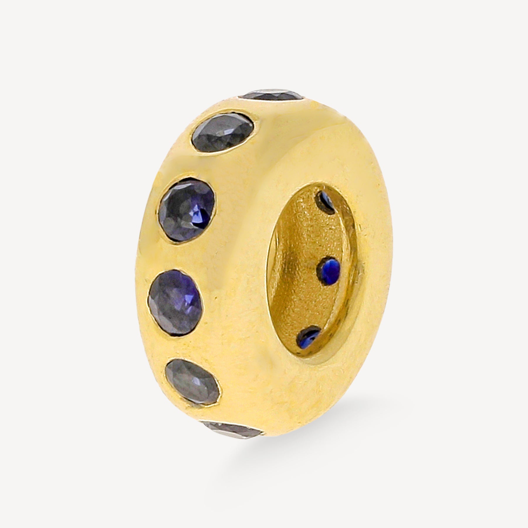 Small Sapphire Story Bead Charm