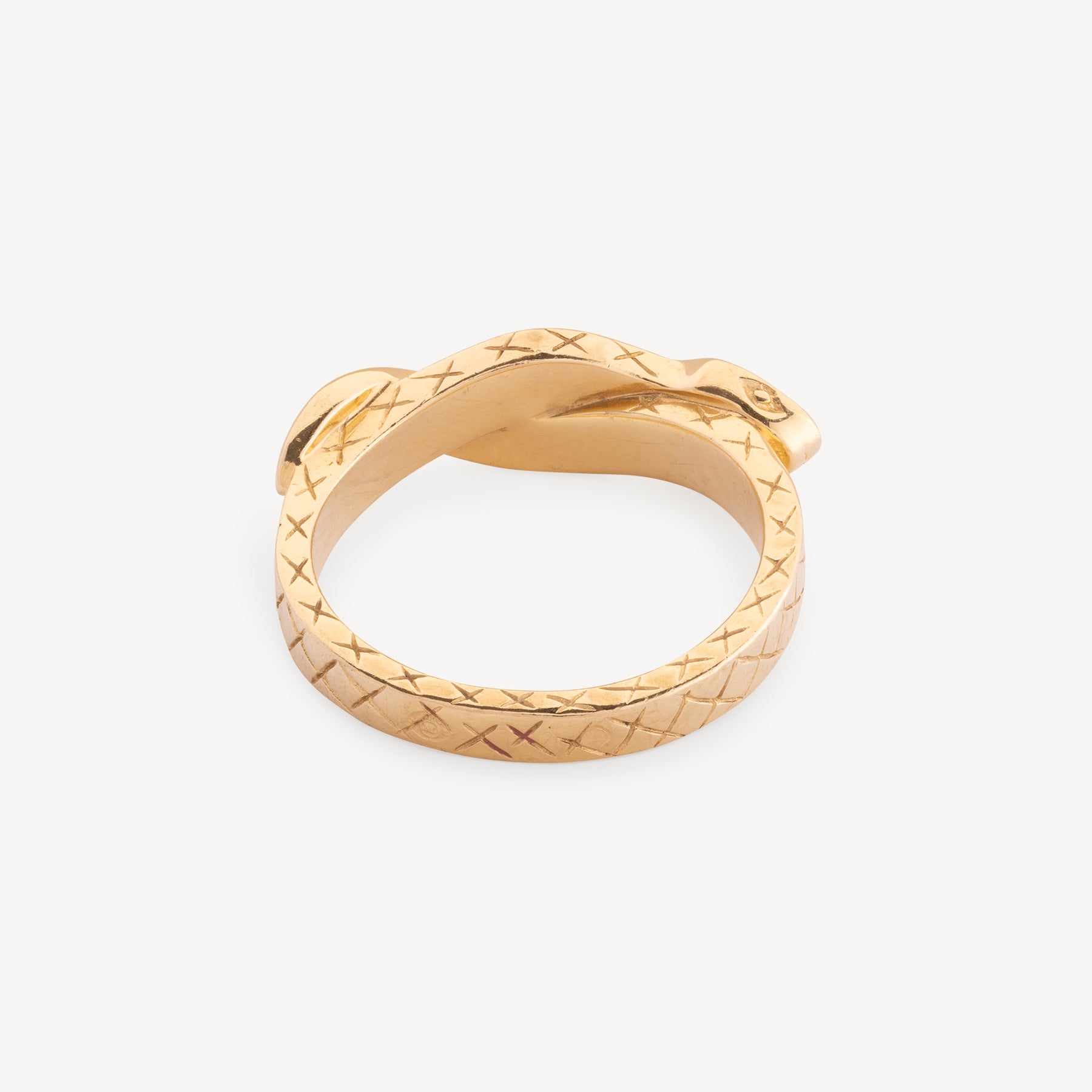 Sophia-Ring mit Schlange und Birnen-Smaragd
