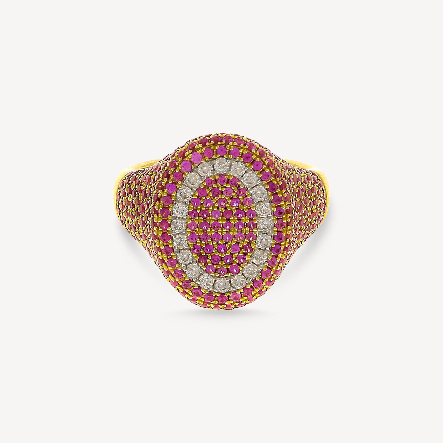 Chevalière The 6th Pink Sapphire