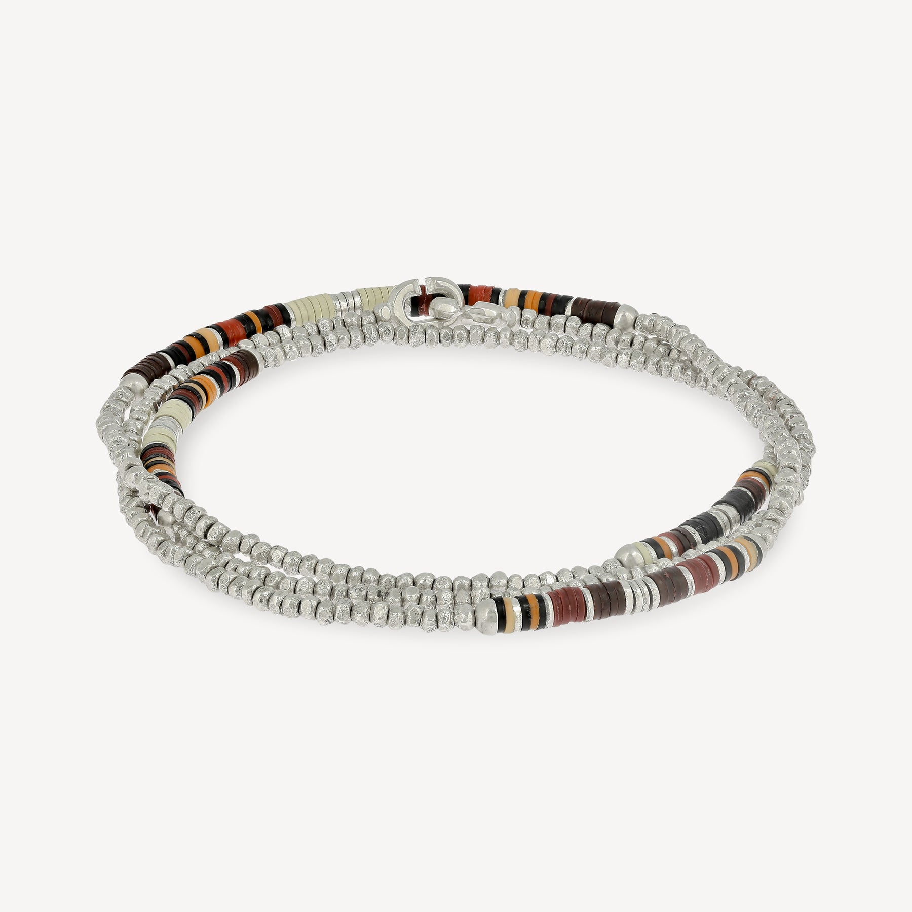 Volta 35 Armband Hellgelbe Musterperlen