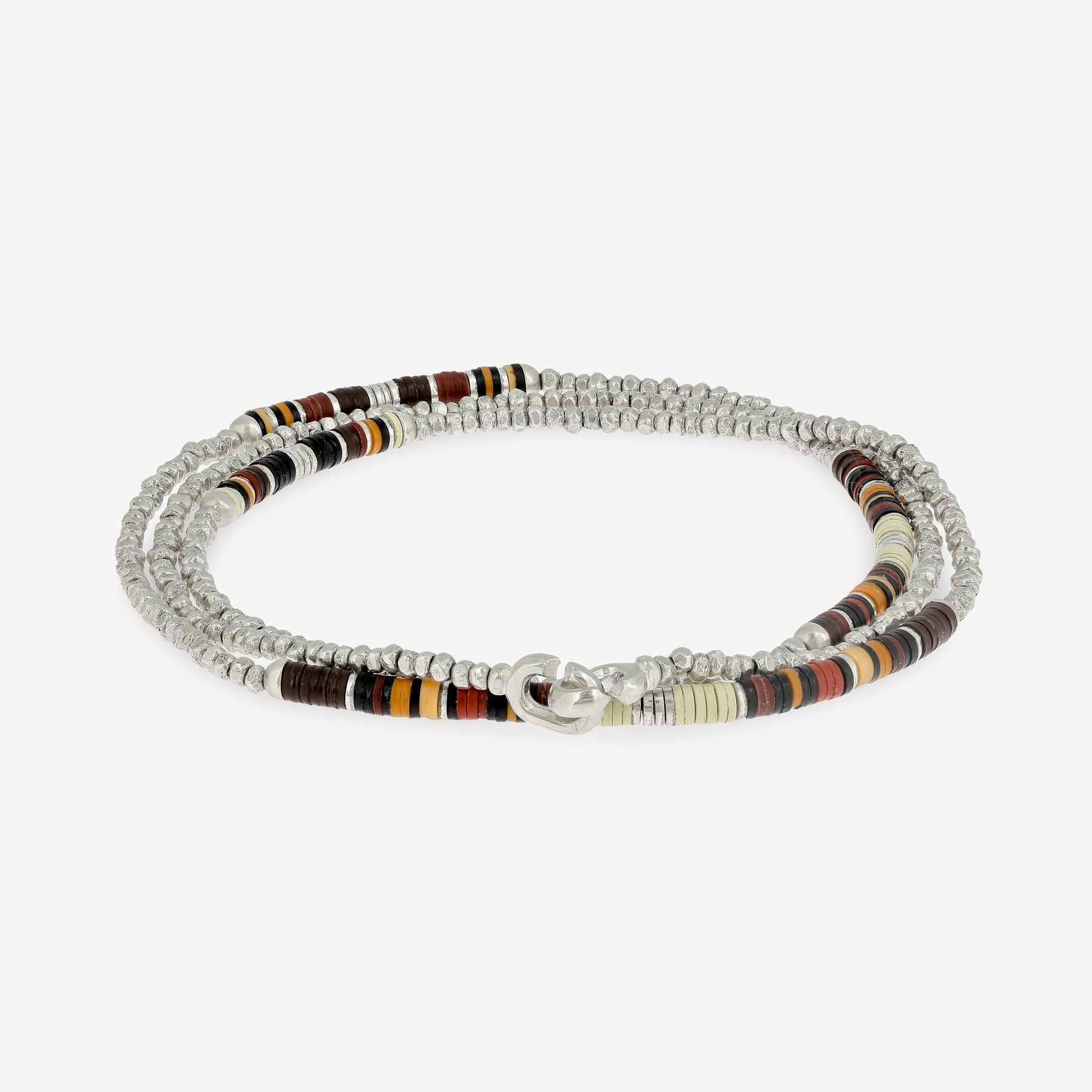 Volta 35 Armband Hellgelbe Musterperlen