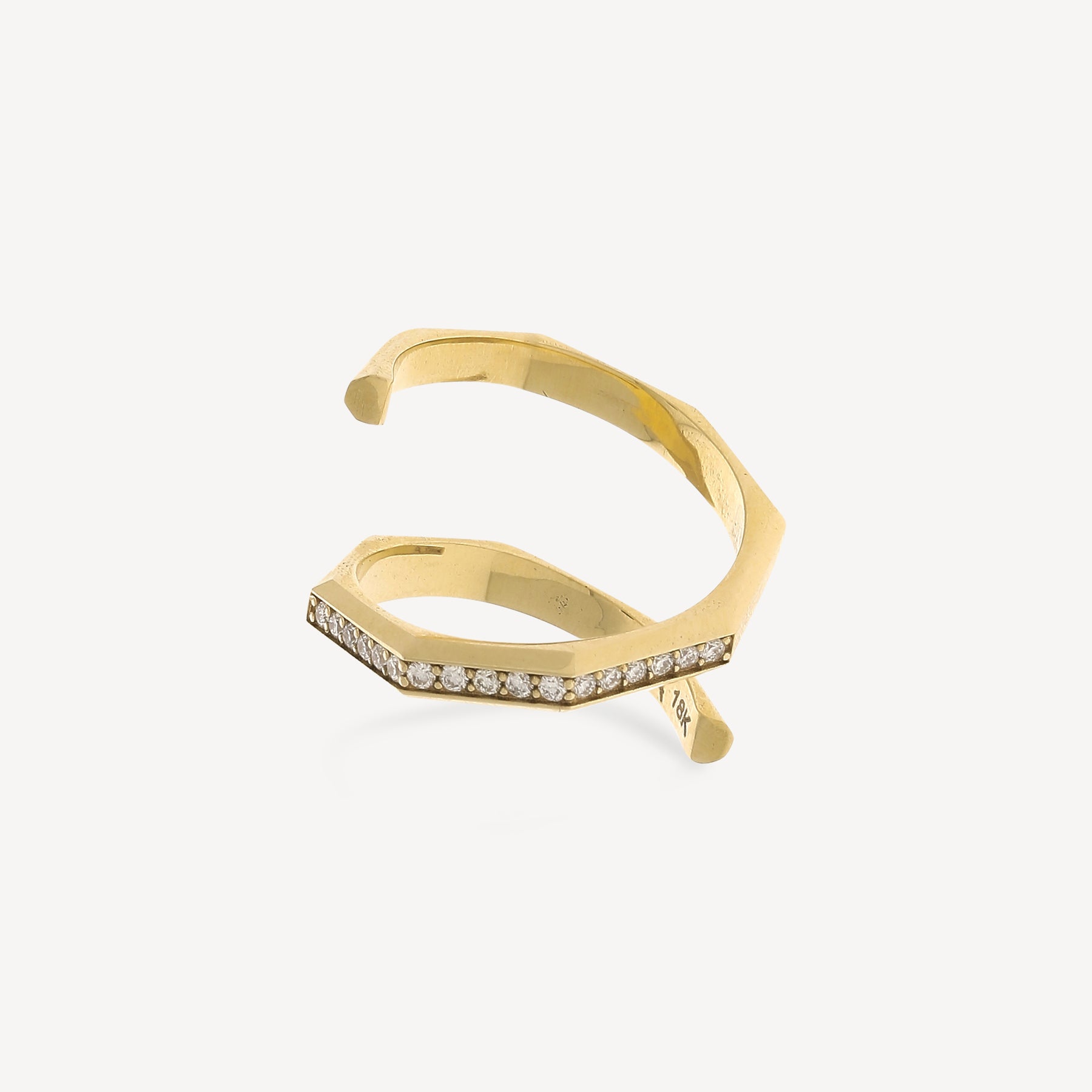 Bague Hypnosis Or Rose Diamants Blancs