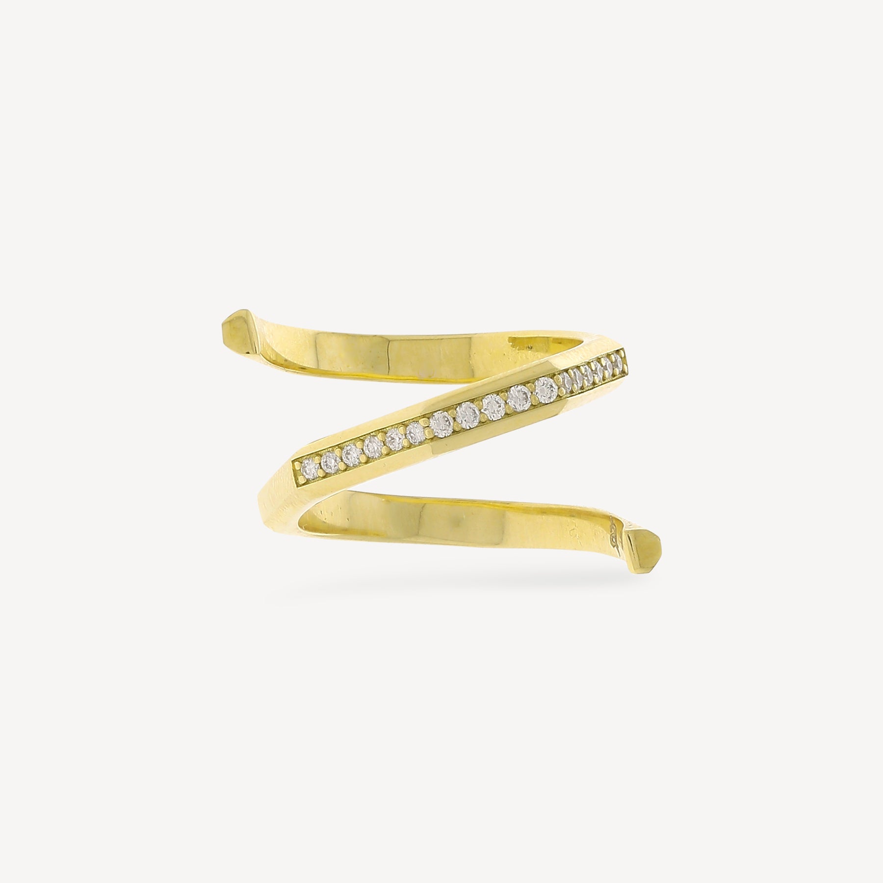 Bague Hypnosis Or Jaune Diamants Blancs