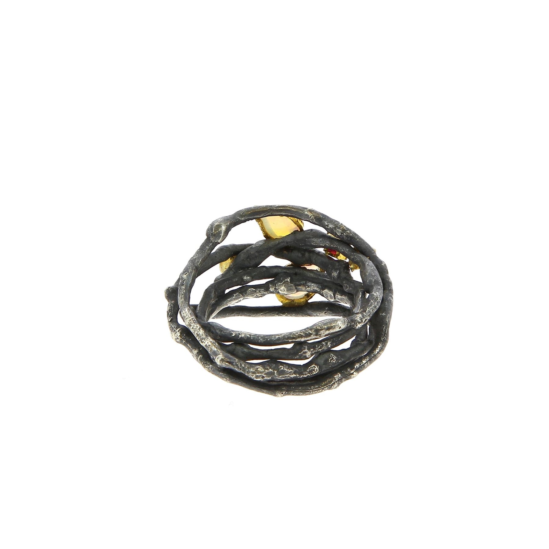 Bague fil d'argent et or - Boaz kashi - Bagues pour femme - Mad Lords