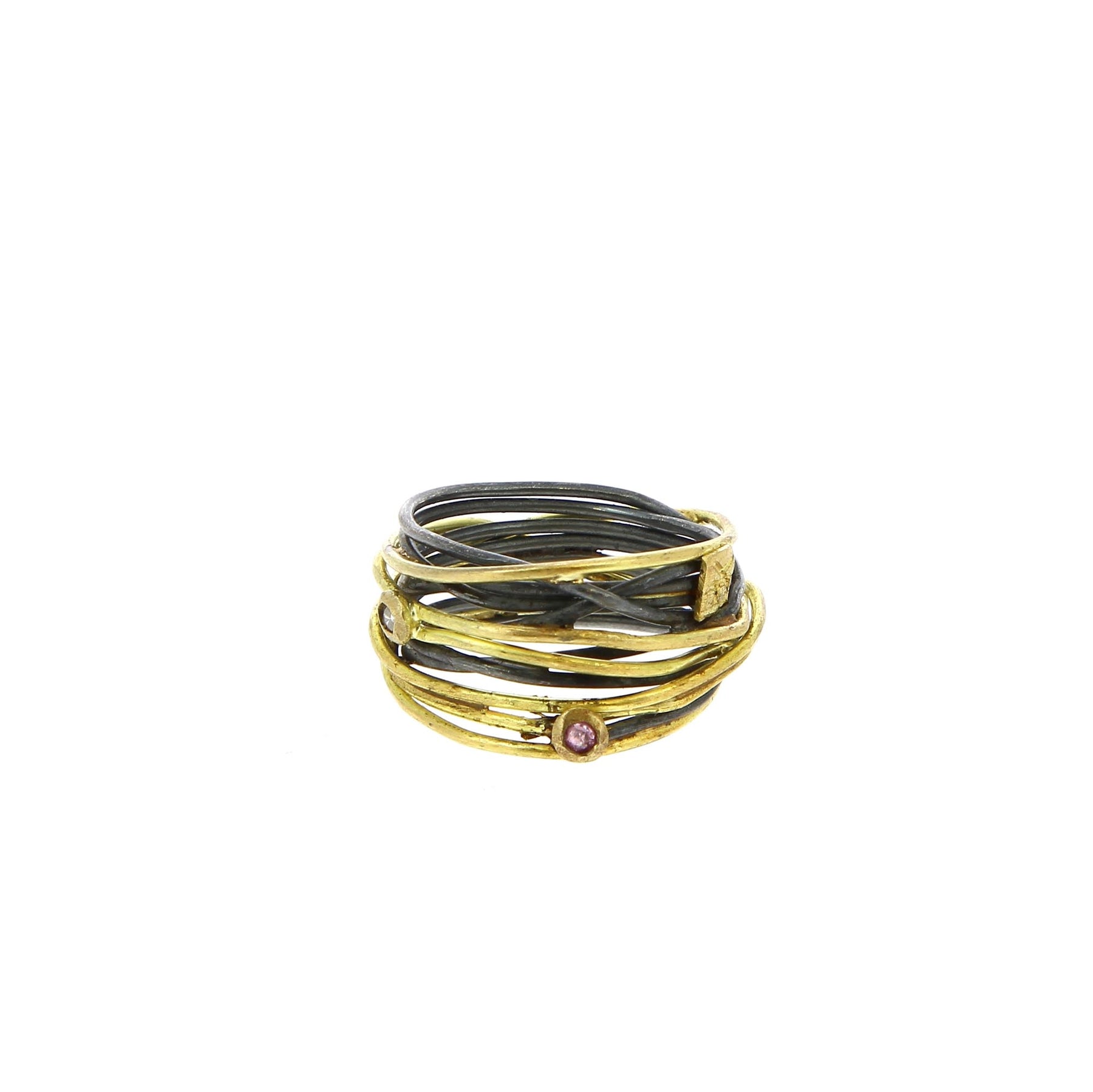 Bague Fil argent et Or - Boaz kashi - Bagues pour femme - Mad Lords