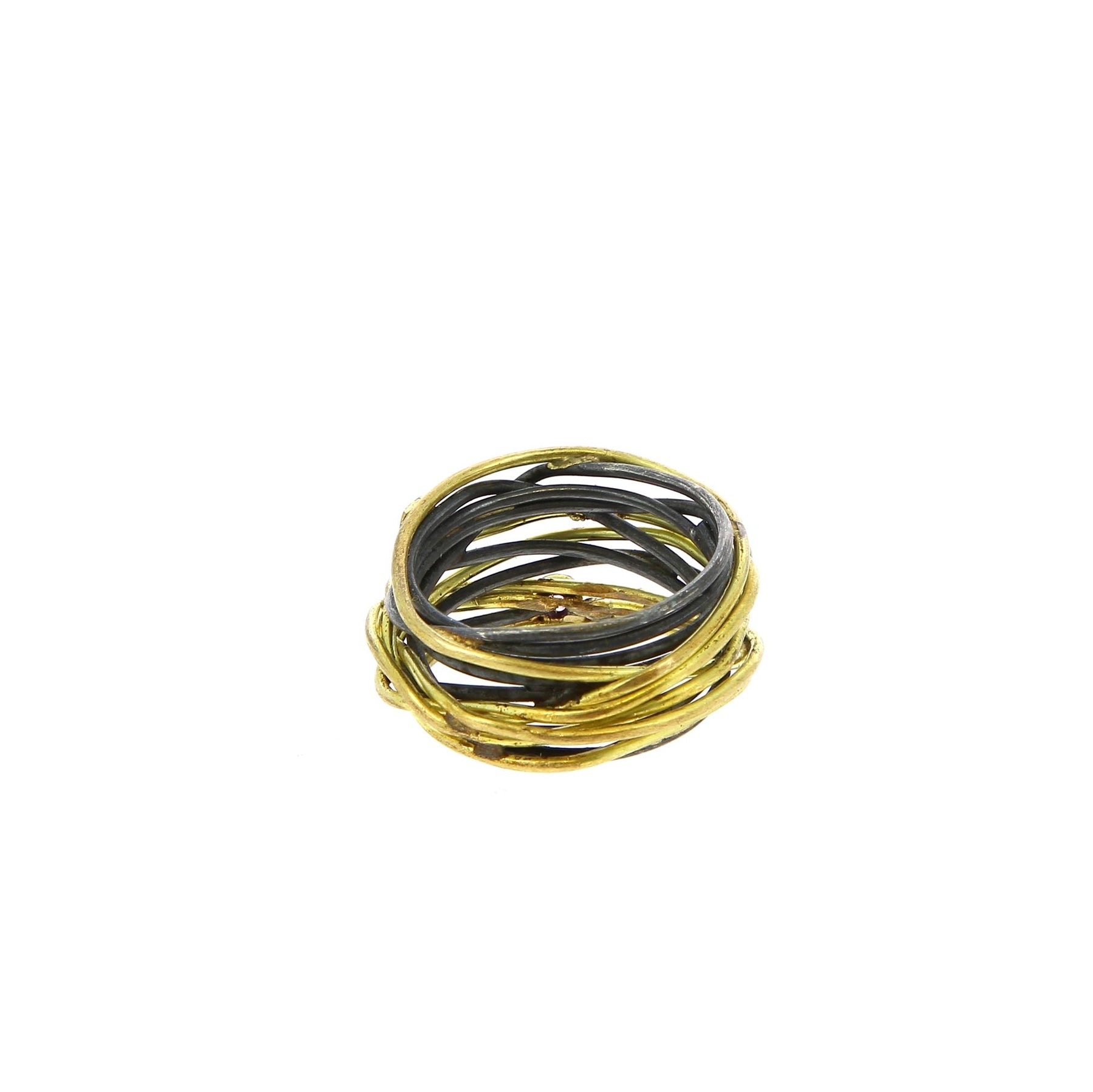 Bague Fil argent et Or - Boaz kashi - Bagues pour femme - Mad Lords
