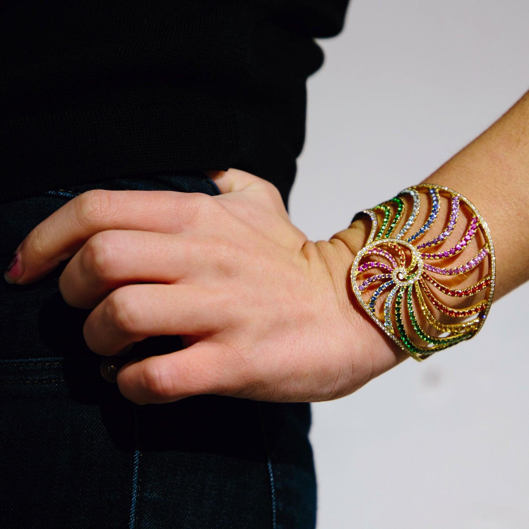 Bracelet Manchette Nautile