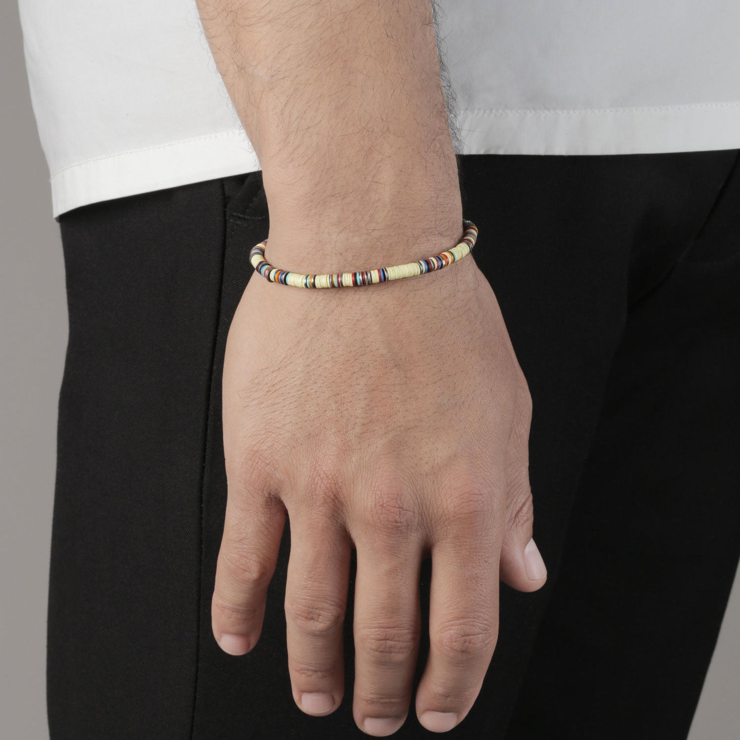 Bracelet Jaune Neon African - Bracelets pour homme - M Cohen - Mad Lords