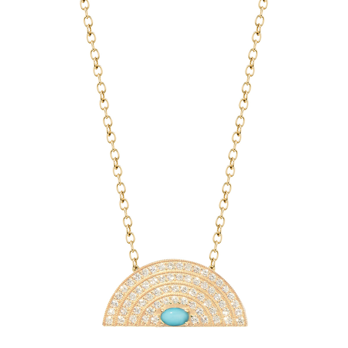Collier arc en ciel turquoise - Andrea Fohrman - Colliers pour femme - Mad Lords