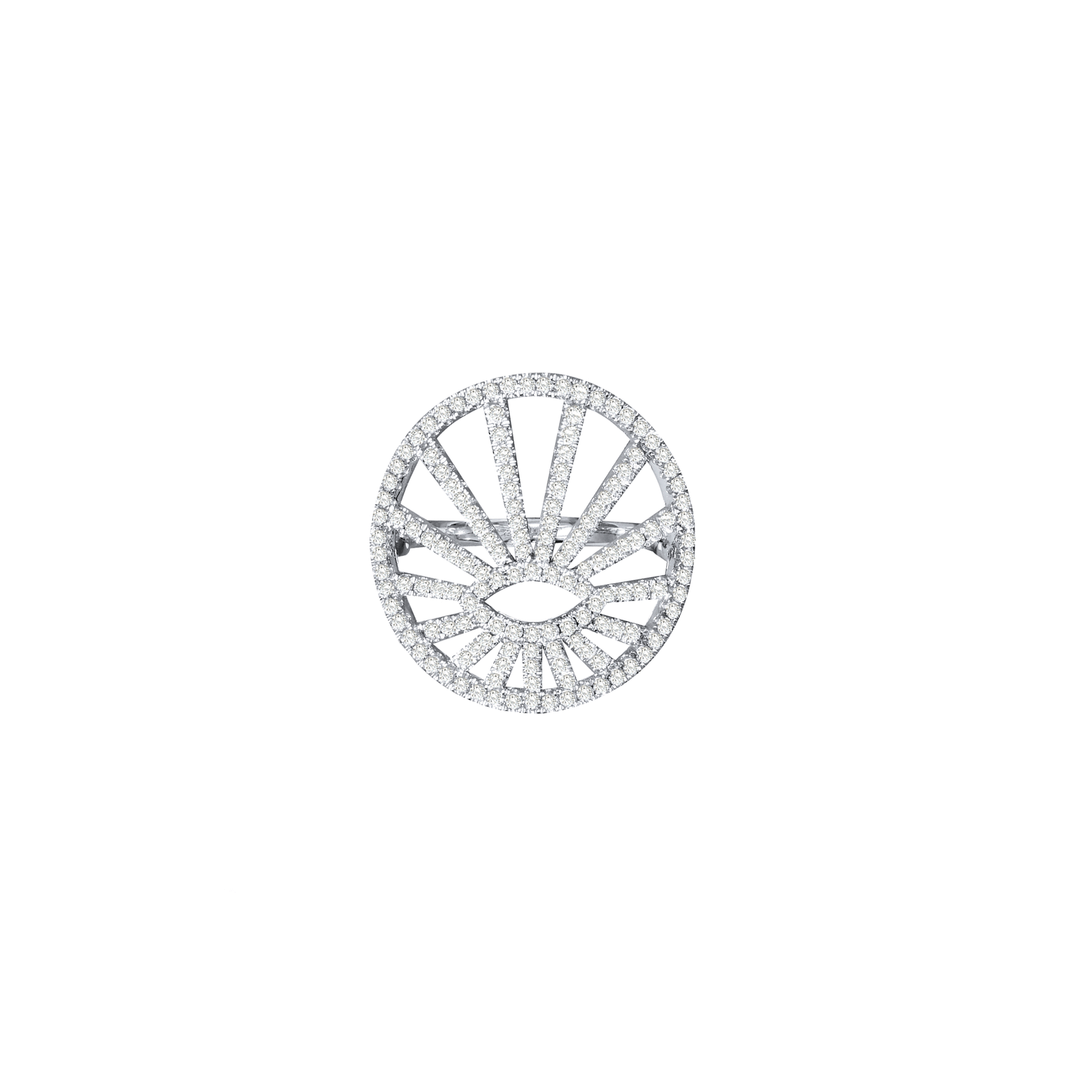 Bague Capri Or Blanc et Diamants