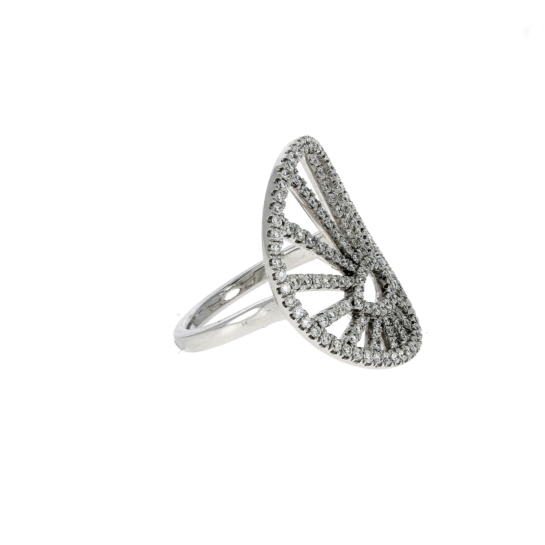 Bague Capri Or Blanc et Diamants