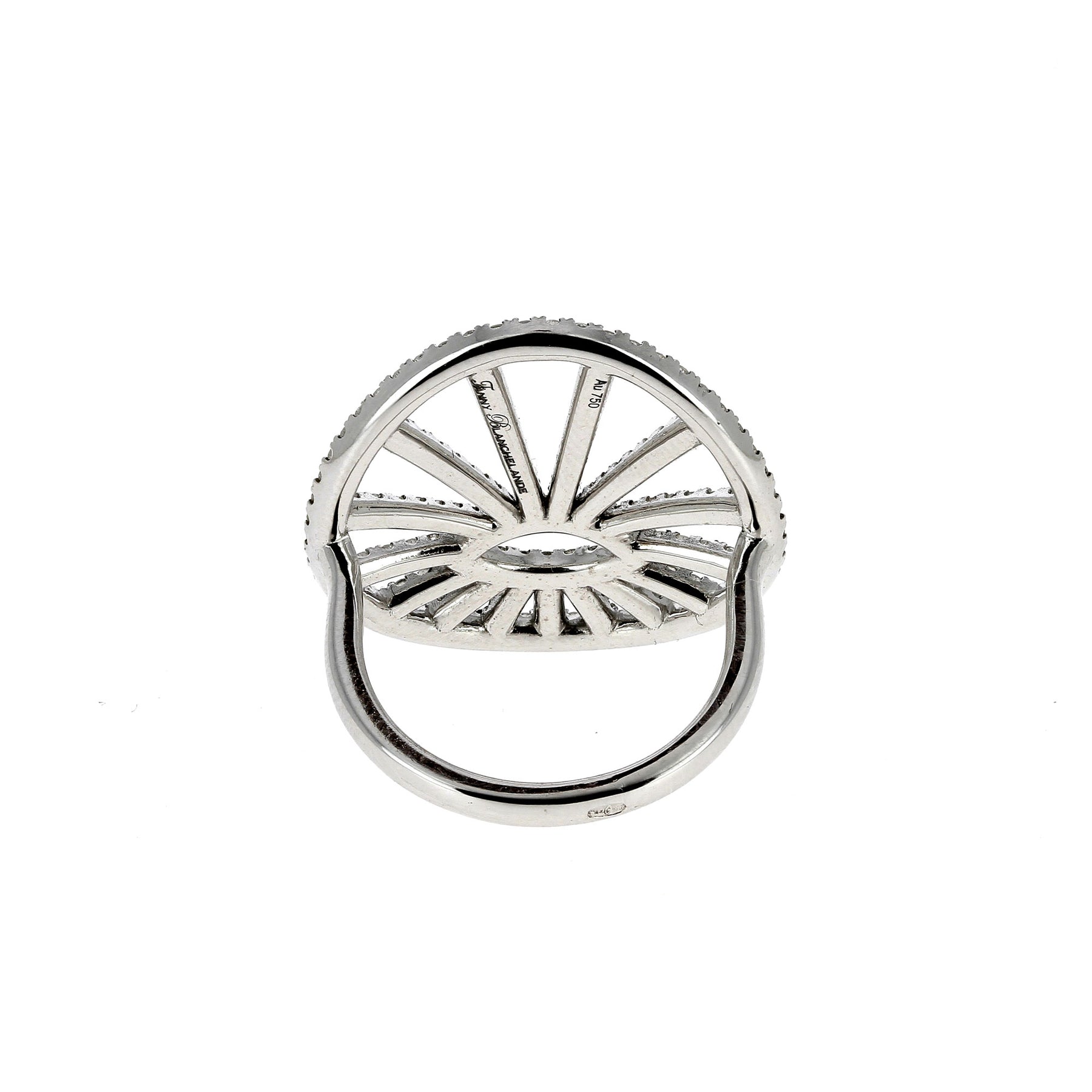 Bague Capri Or Blanc et Diamants