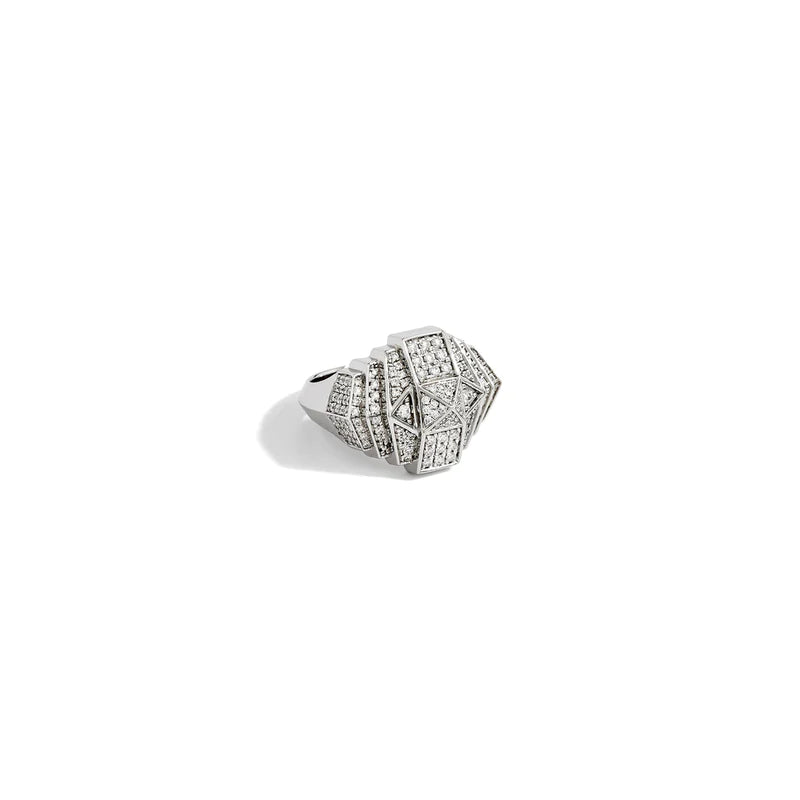 Bague Rockaway Mini Pyramide Diamants
