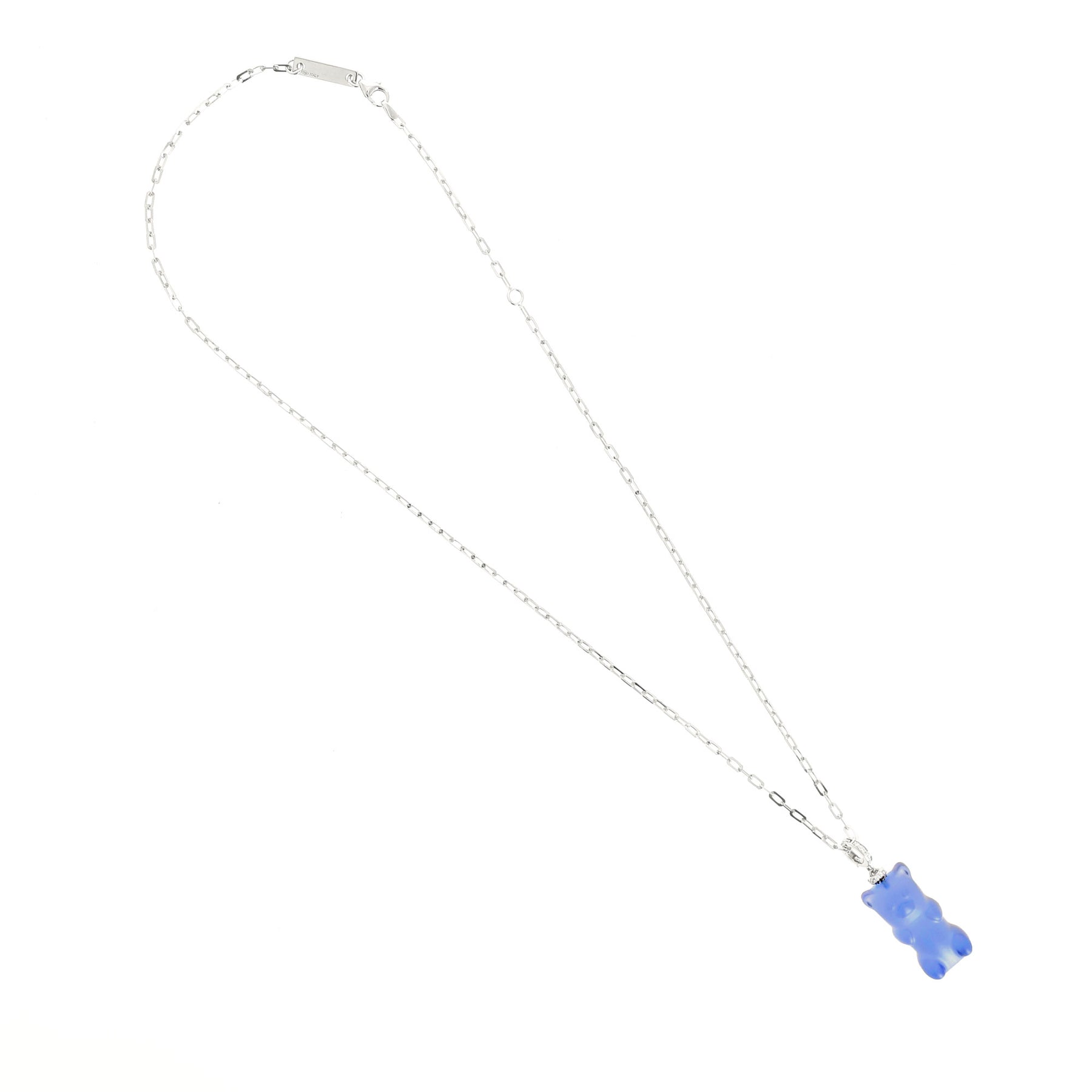 Collier Blueberry Gemmy Bear Or Blanc