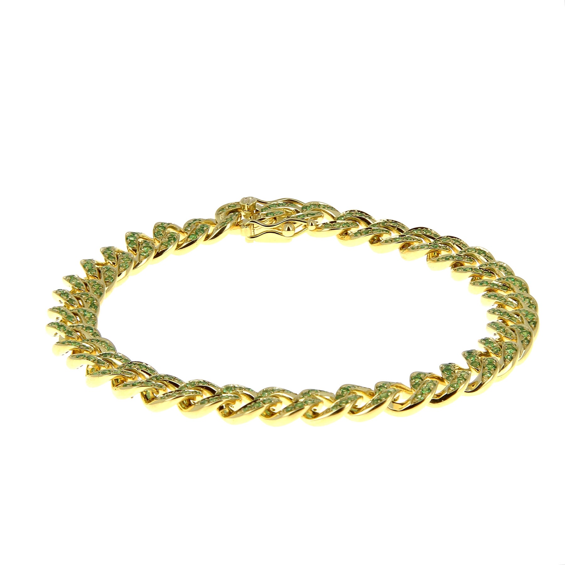 Bracelet Bond Tsavorite Or Jaune