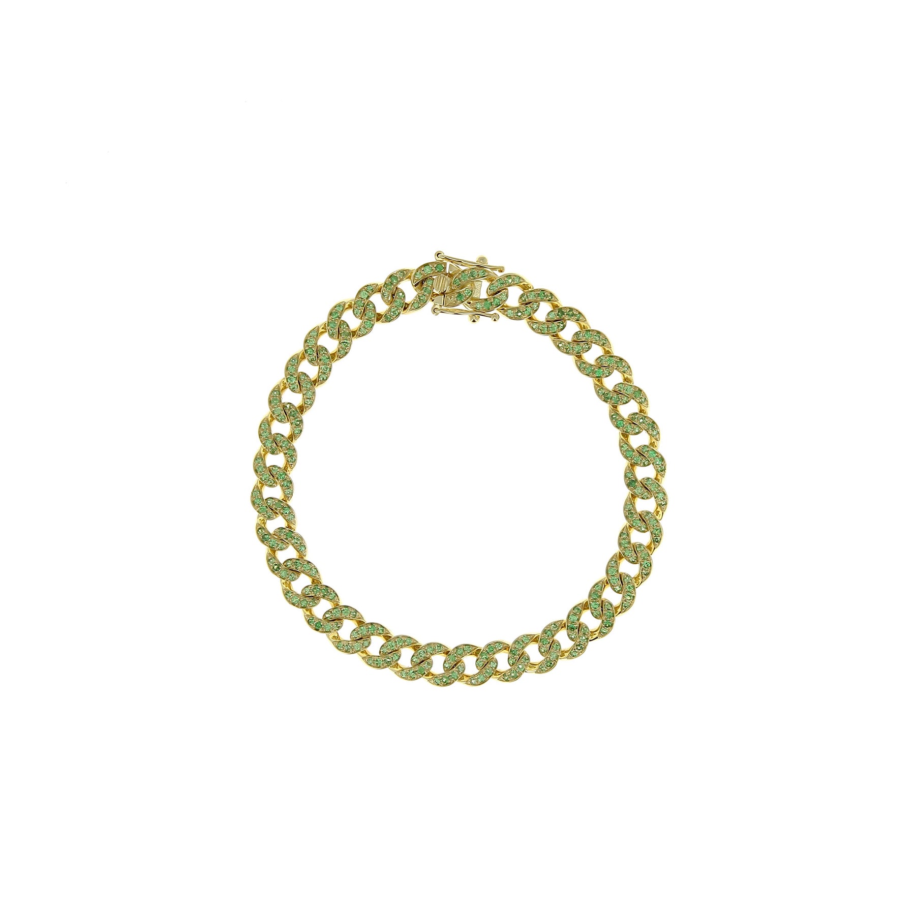 Bracelet Bond Tsavorite Or Jaune