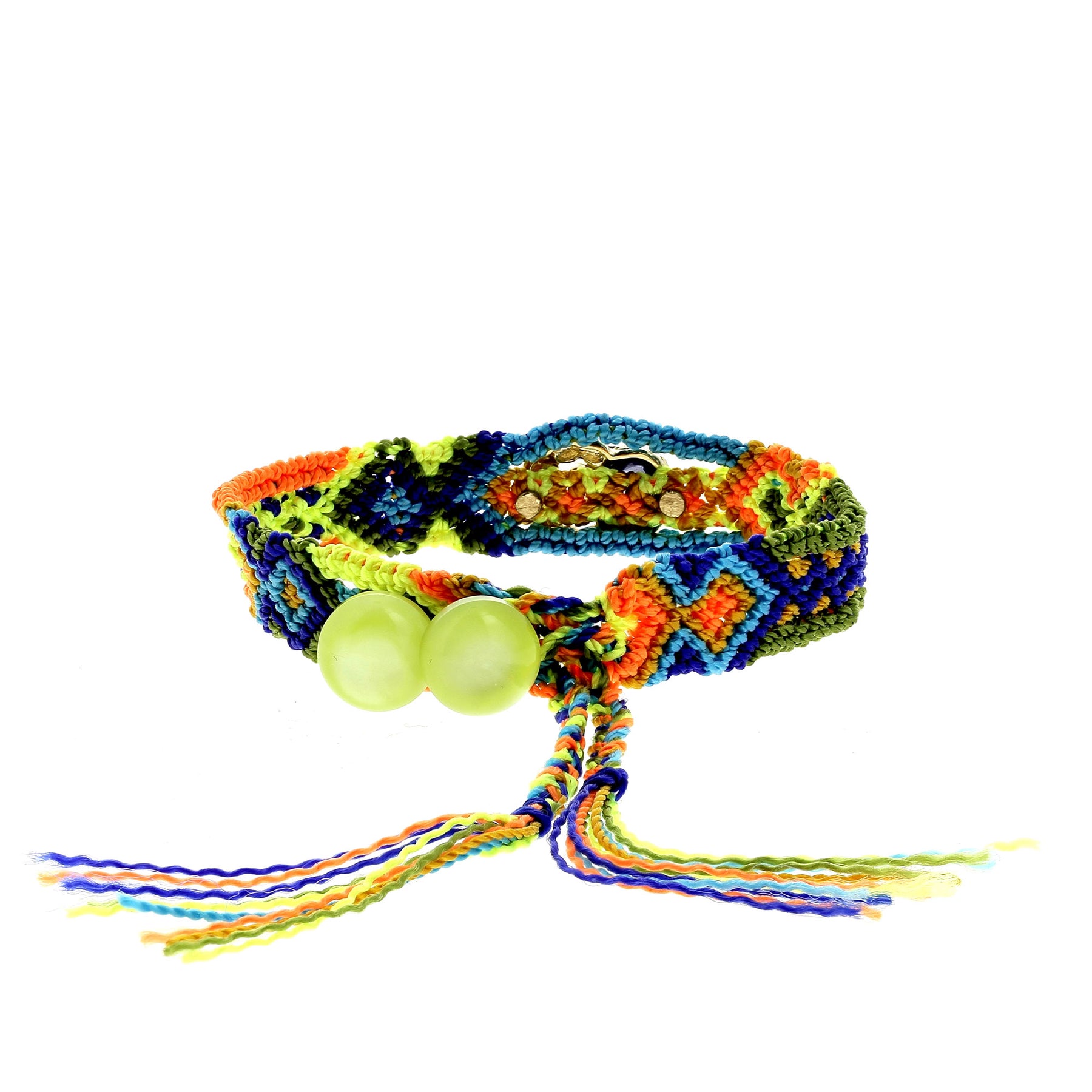 Bracelet Bahia Crabe Saphir Bleu et Rose