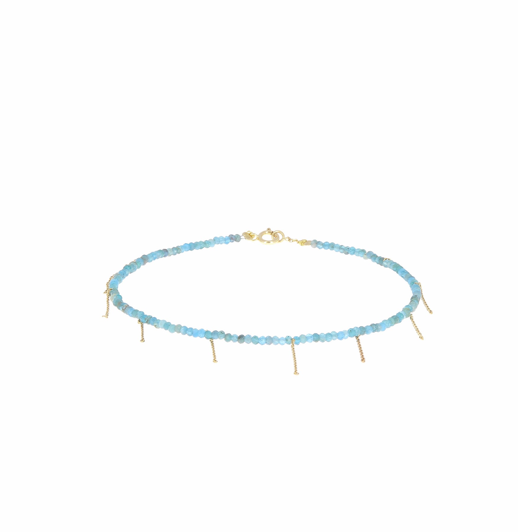 Bracelet de Cheville Summertime Apatite