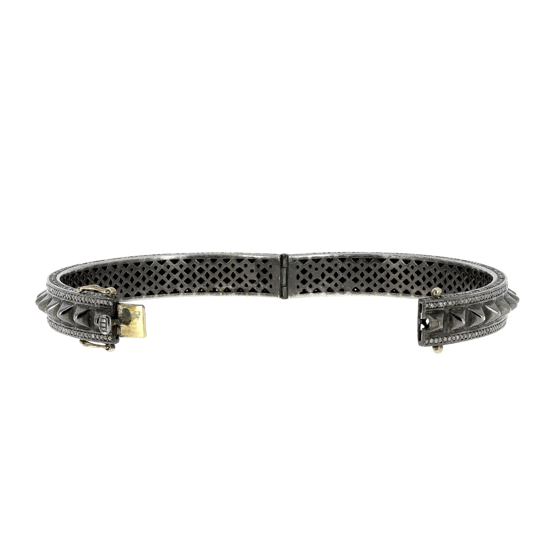 Bracelet Gem Palace Spike Argent Diamants