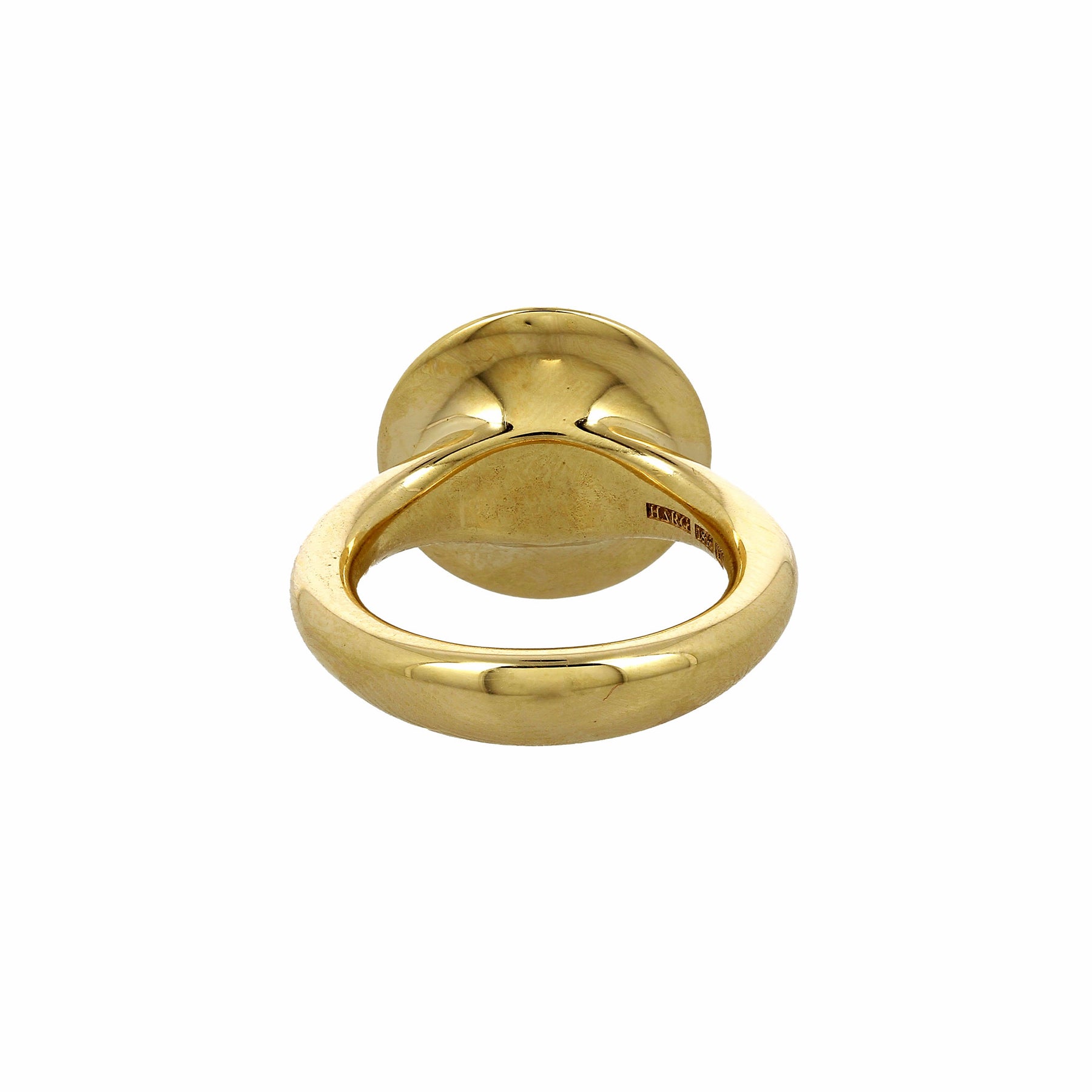 Bague Bracteate Round Logo Signet