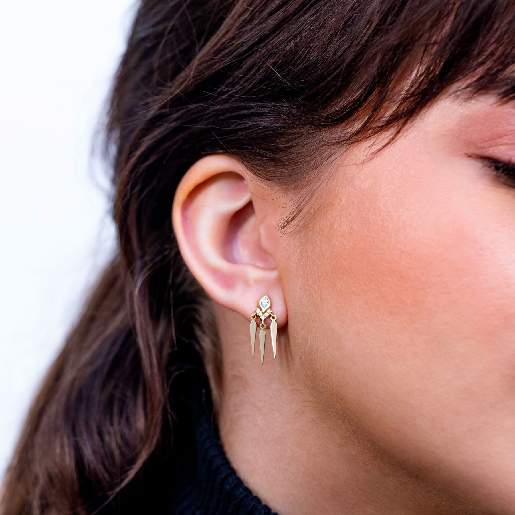 Boucle d'oreille Brilliant Marquise Dreamcatcher
