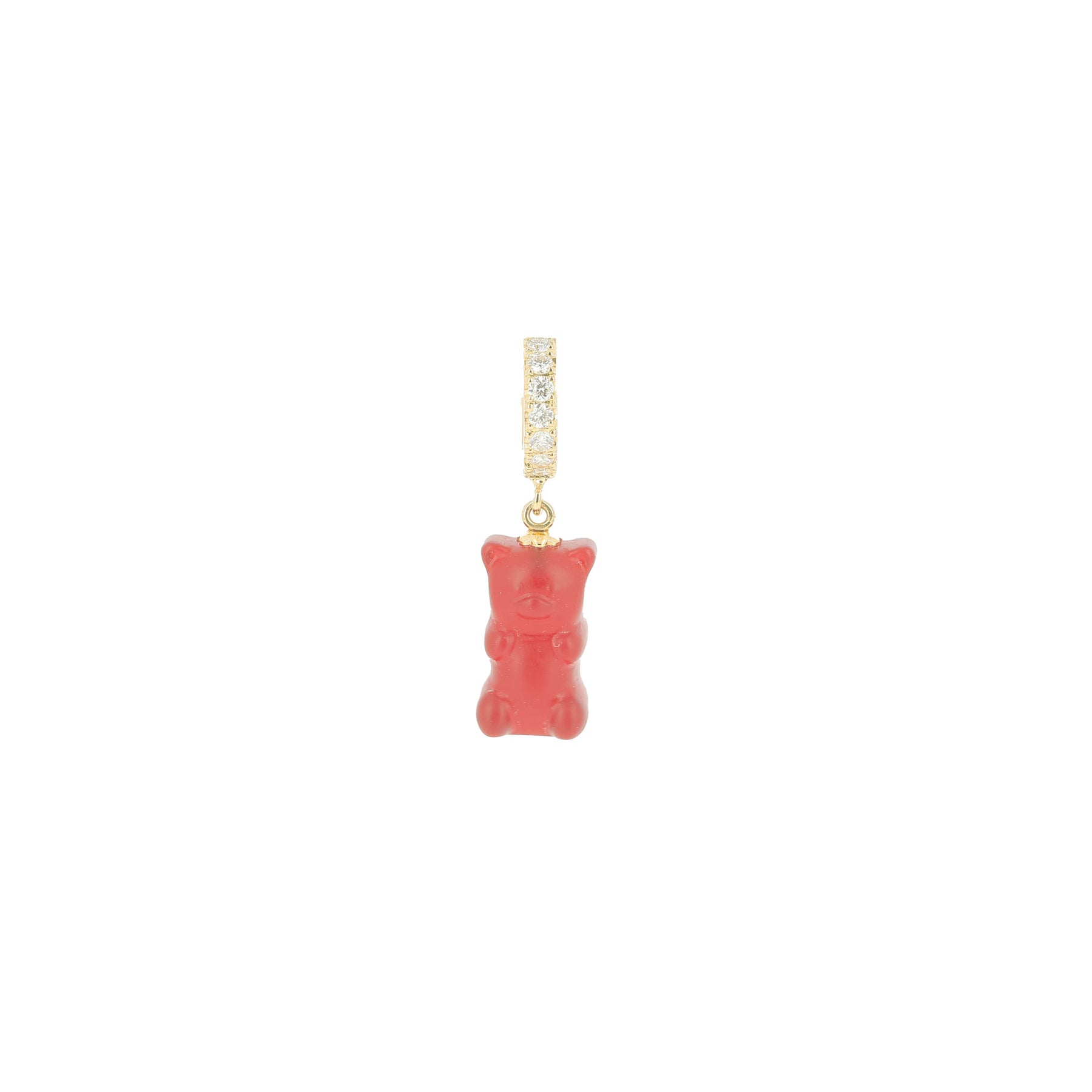 Boucle d'oreille Cherry Gemmy Bear Or Jaune