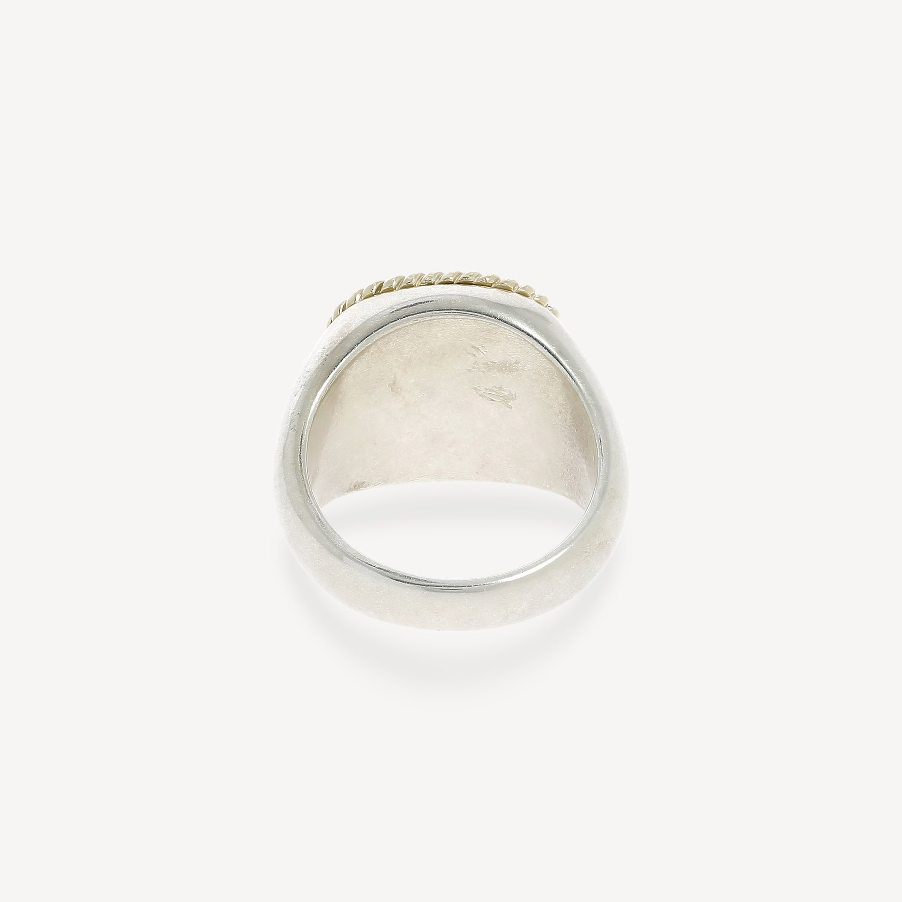 Bowie White Diamond Signet Ring