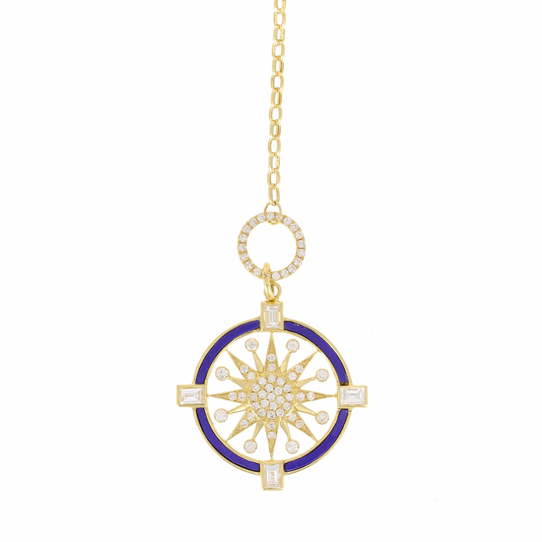 Compass Lapis Halskette