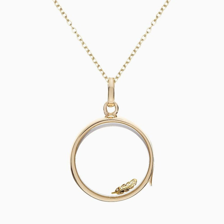Feather Diamant Charm