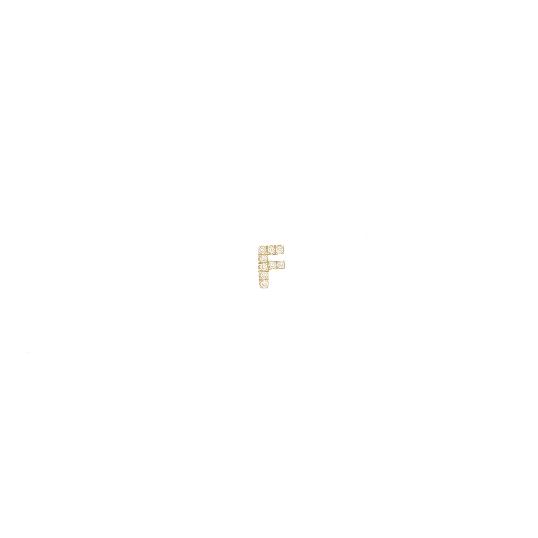 F Diamant Charm