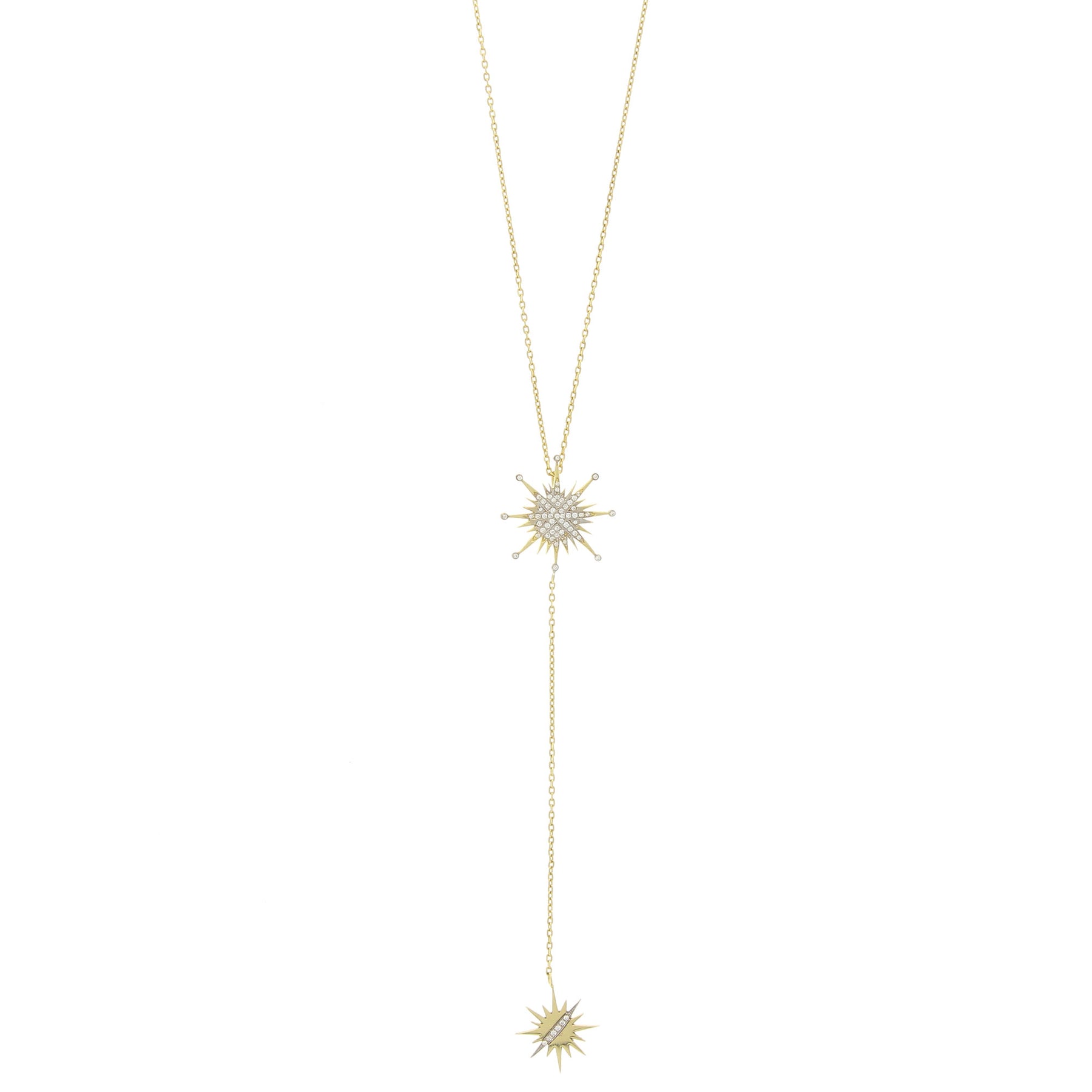 Collier Diamond Splash with Dangling Pendant