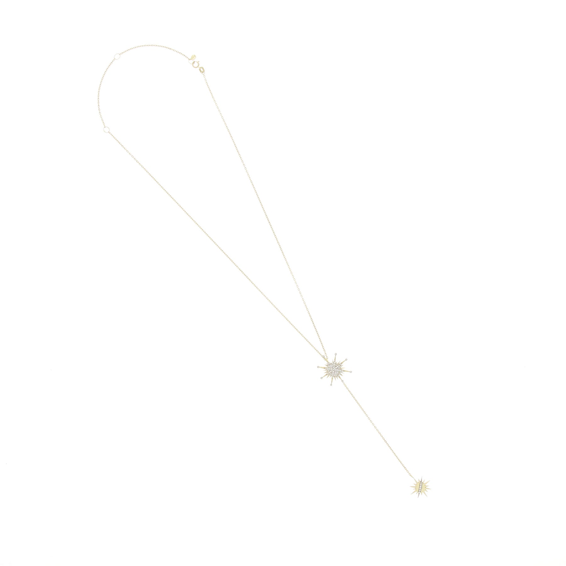 Collier Diamond Splash with Dangling Pendant