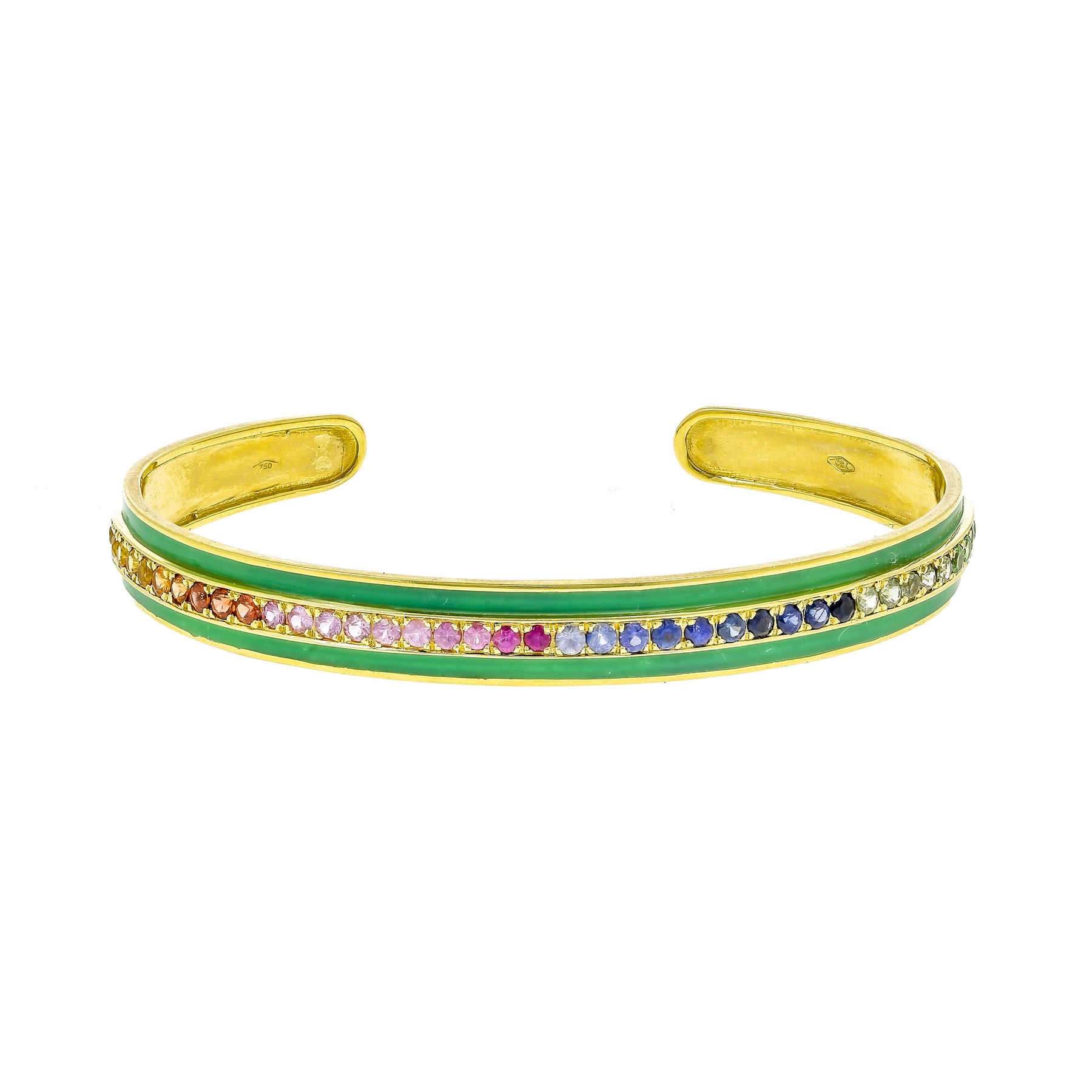 Bracelet Green Rainbow Rays