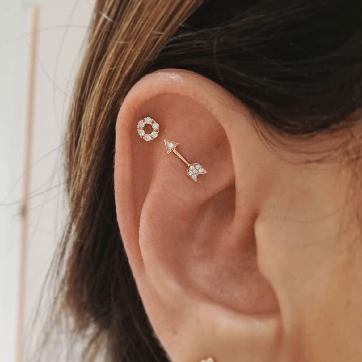 Boucle d’oreille Diamond Arrow Or Jaune