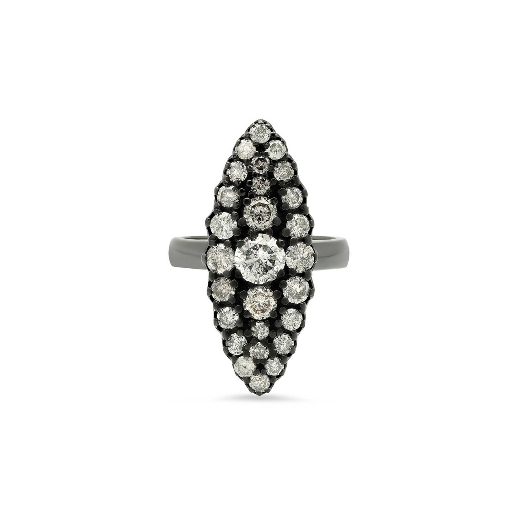 Bague Jeanne d'Arc Diamant Gris