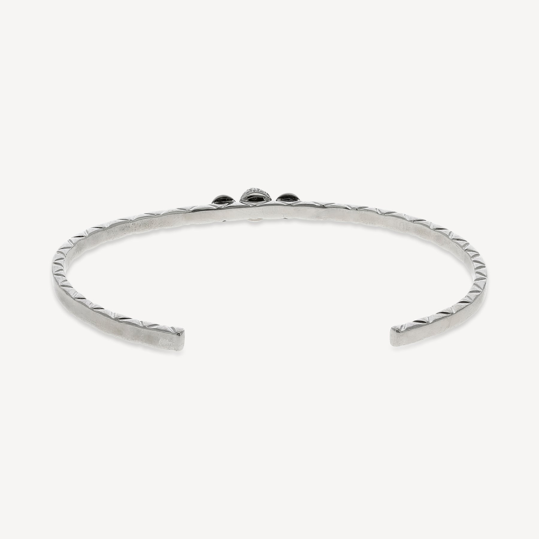 Bracelet Spike Argent Diamants