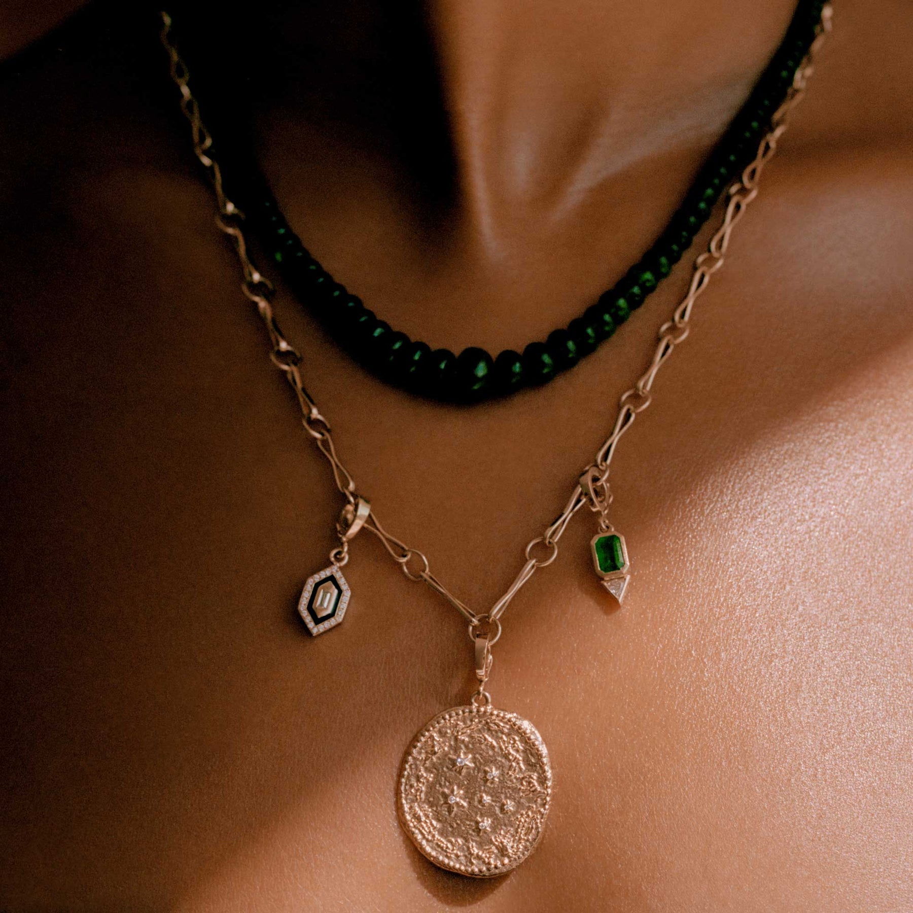 Large Circle Link Kette